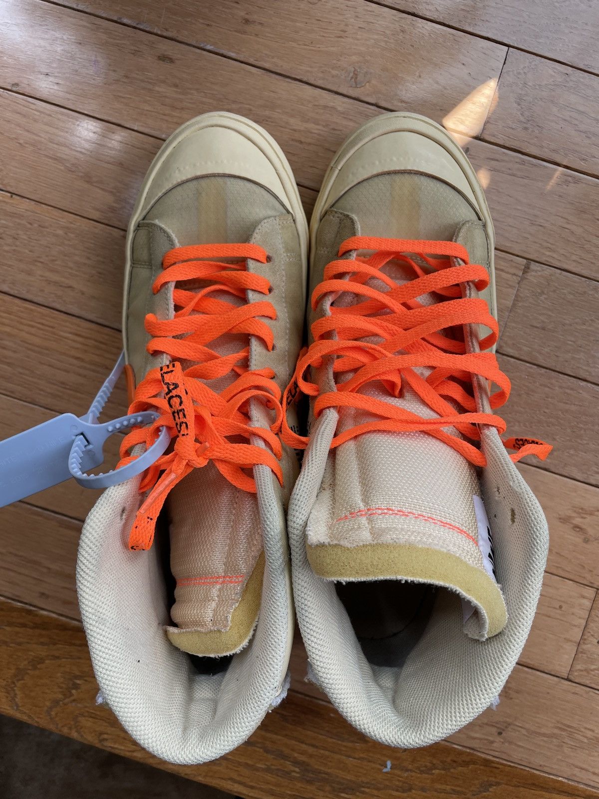 Nike × Off-White OFF-WHITE x Blazer Mid All Hallows Eve 2018 size 10 Size US 10 / EU 43 - 3 Thumbnail