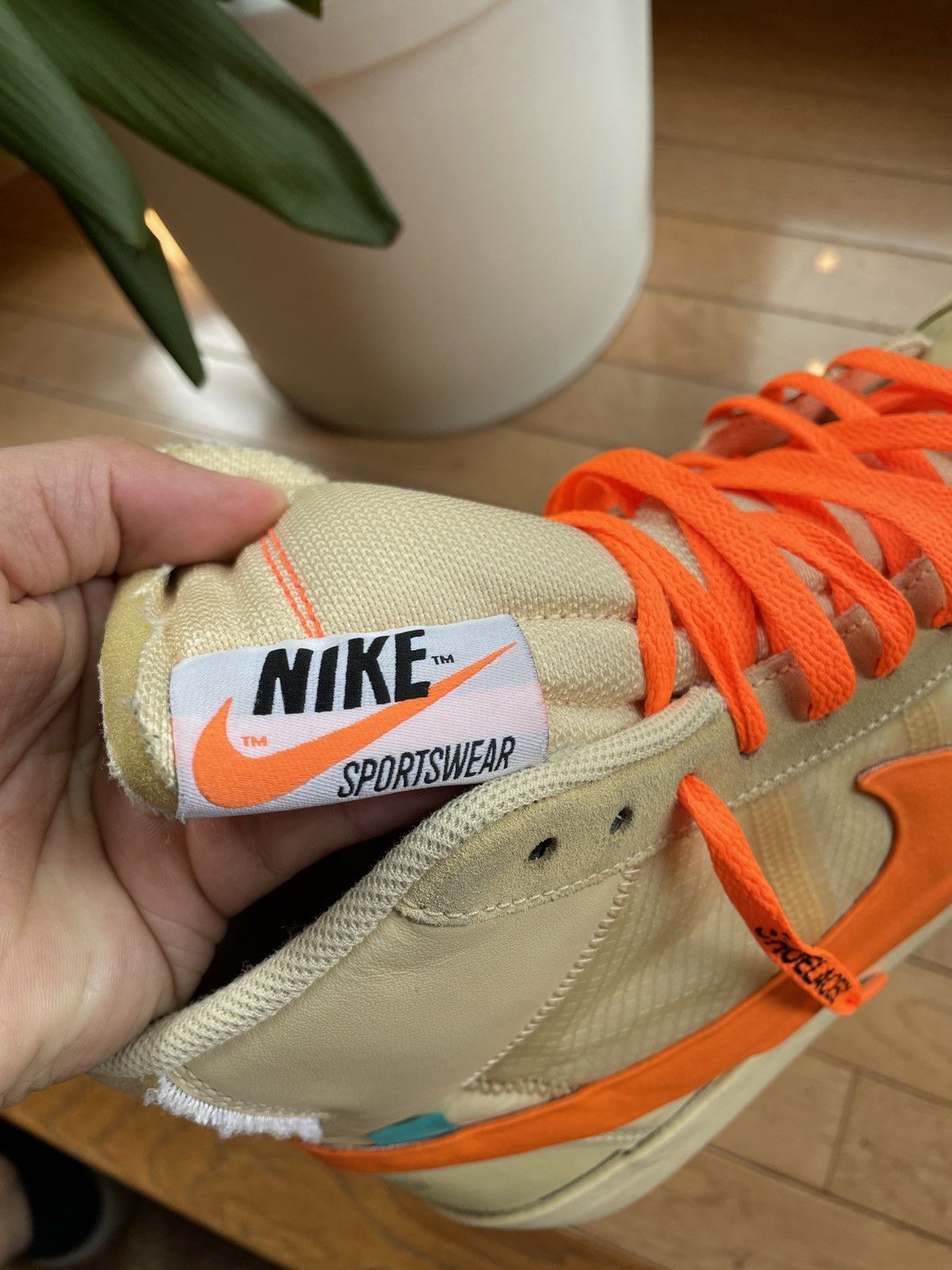 Nike × Off-White OFF-WHITE x Blazer Mid All Hallows Eve 2018 size 10 Size US 10 / EU 43 - 4 Thumbnail