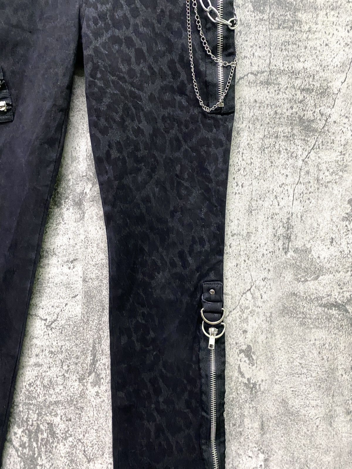 Hysteric Glamour × Japanese Brand × Seditionaries Japan PEXPOT REVENGE Punk Style Zipper Leopard Design Pant Size US 27 - 6 Thumbnail