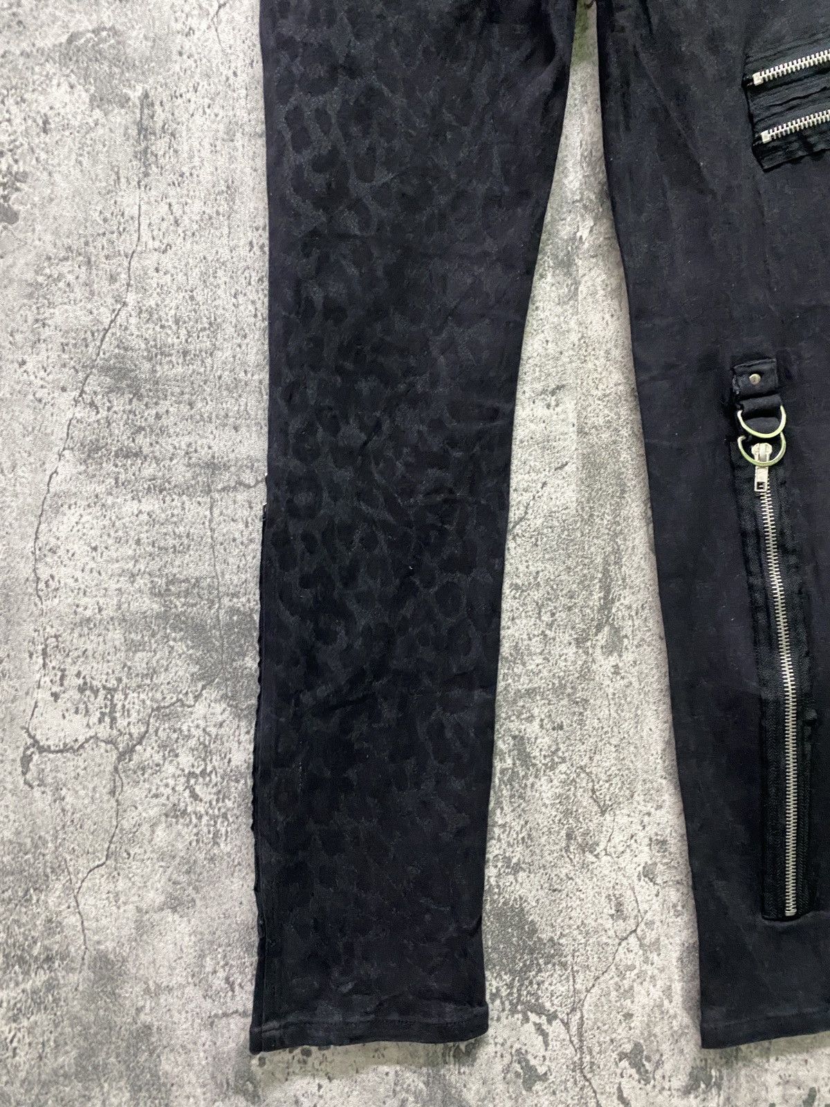 Hysteric Glamour × Japanese Brand × Seditionaries Japan PEXPOT REVENGE Punk Style Zipper Leopard Design Pant Size US 27 - 15 Thumbnail
