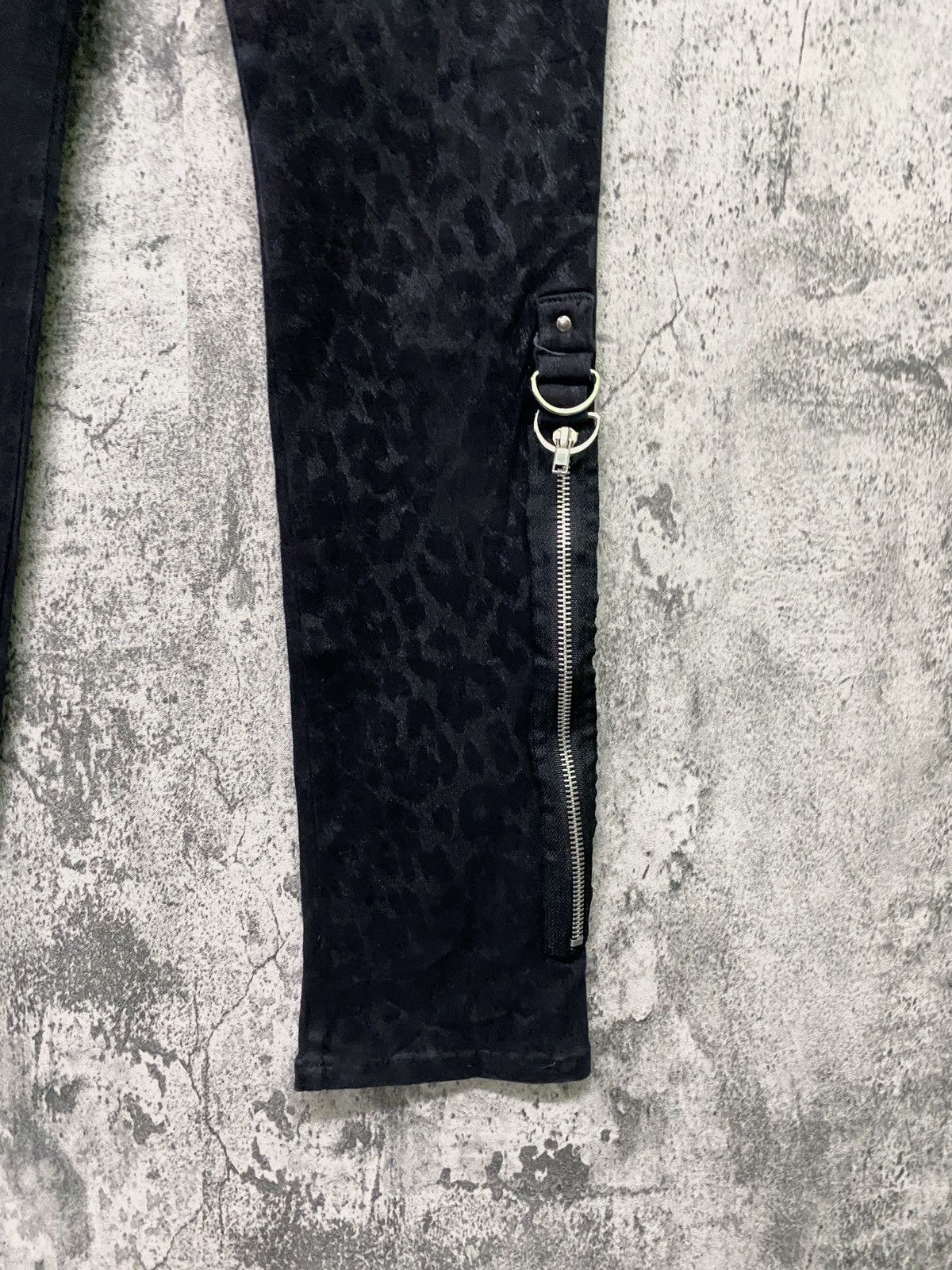 Hysteric Glamour × Japanese Brand × Seditionaries Japan PEXPOT REVENGE Punk Style Zipper Leopard Design Pant Size US 27 - 7 Thumbnail
