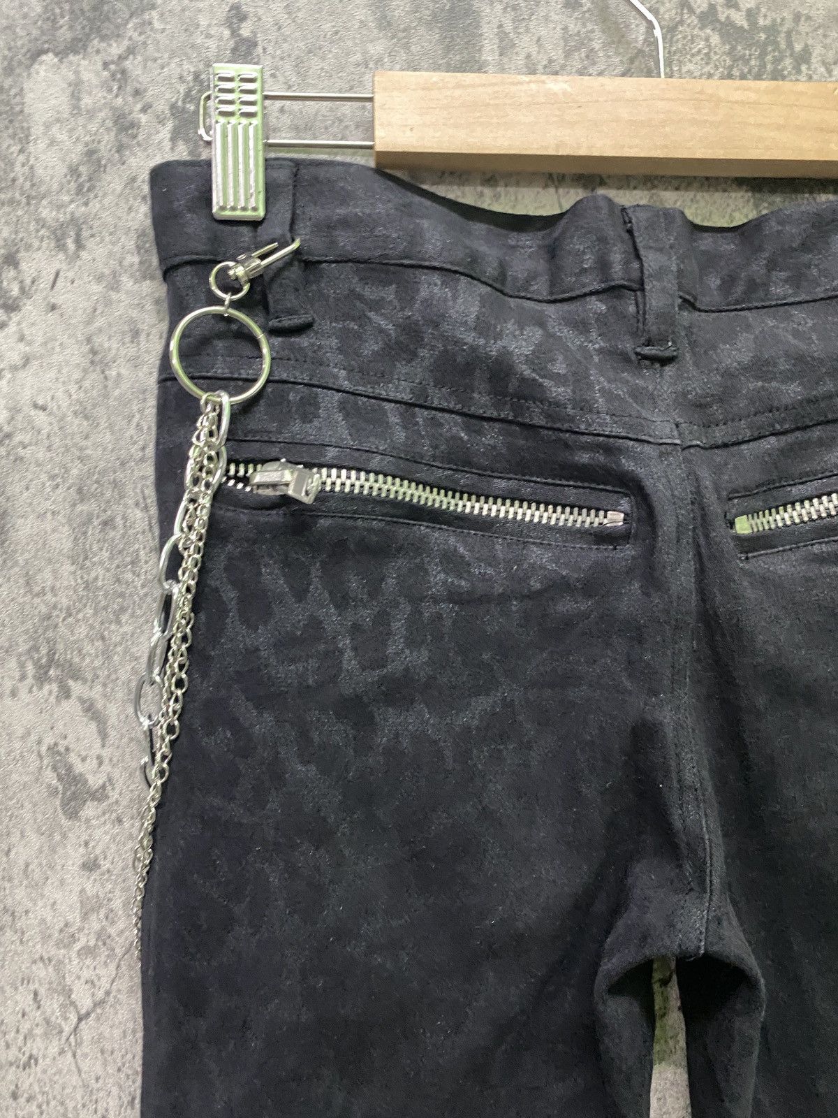 Hysteric Glamour × Japanese Brand × Seditionaries Japan PEXPOT REVENGE Punk Style Zipper Leopard Design Pant Size US 27 - 11 Thumbnail