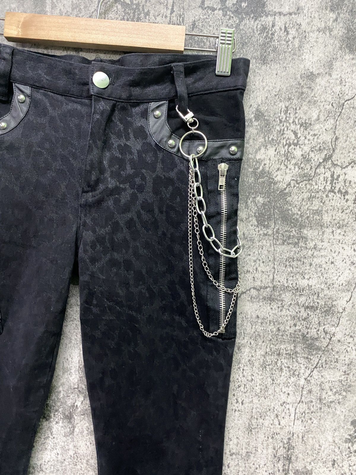 Hysteric Glamour × Japanese Brand × Seditionaries Japan PEXPOT REVENGE Punk Style Zipper Leopard Design Pant Size US 27 - 5 Thumbnail