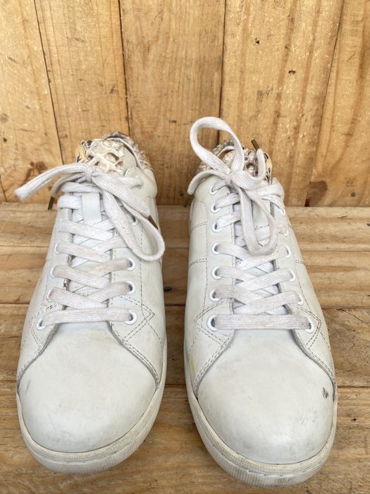 Visvim Visvim Sneakers White Low Foley-Folk Snake Skin | Grailed