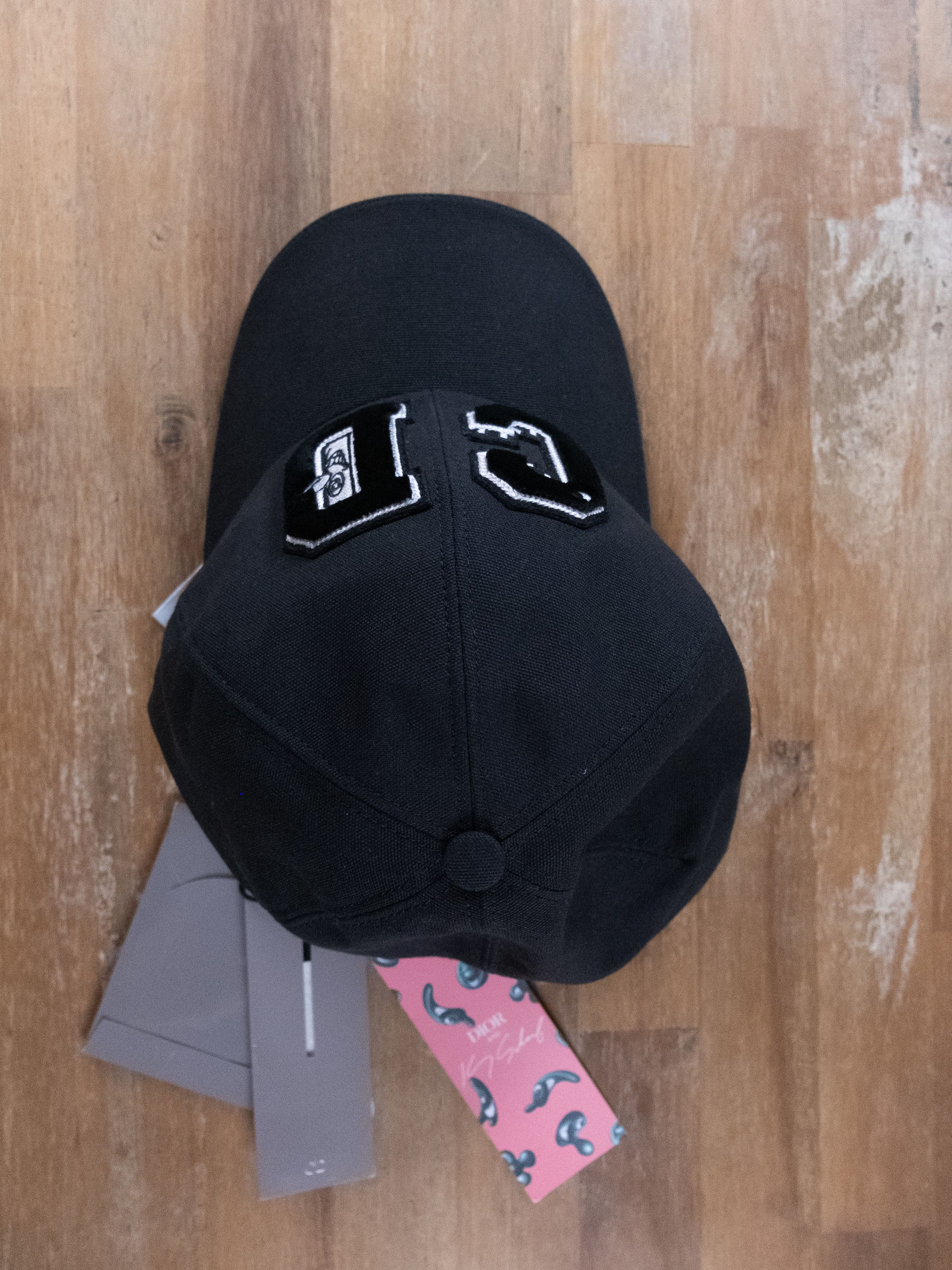 Dior Rare DIOR x KENNY SCHARF black CD logo baseball cap Medium Size ONE SIZE - 5 Thumbnail