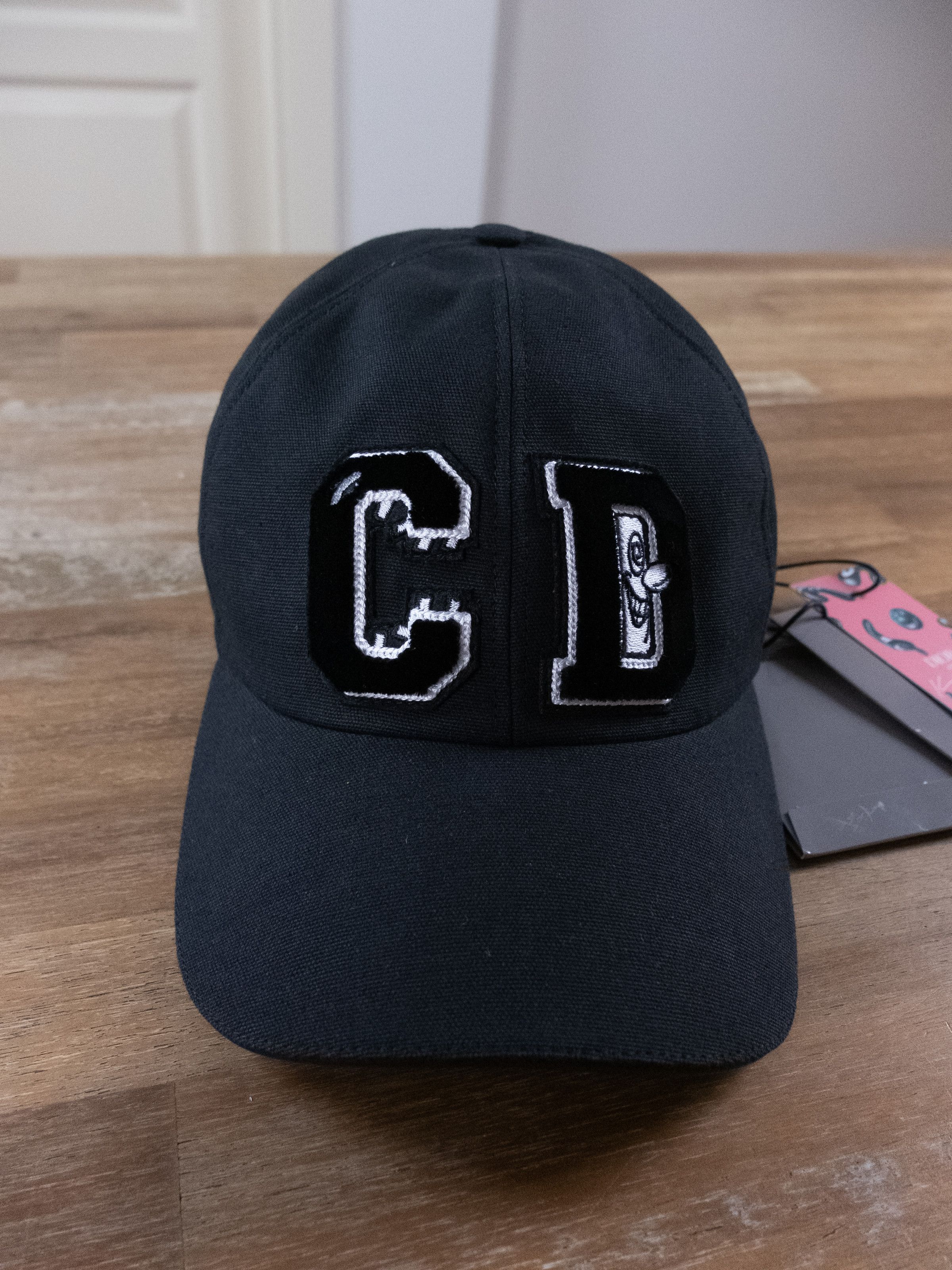 Dior Rare DIOR x KENNY SCHARF black CD logo baseball cap Medium Size ONE SIZE - 3 Thumbnail