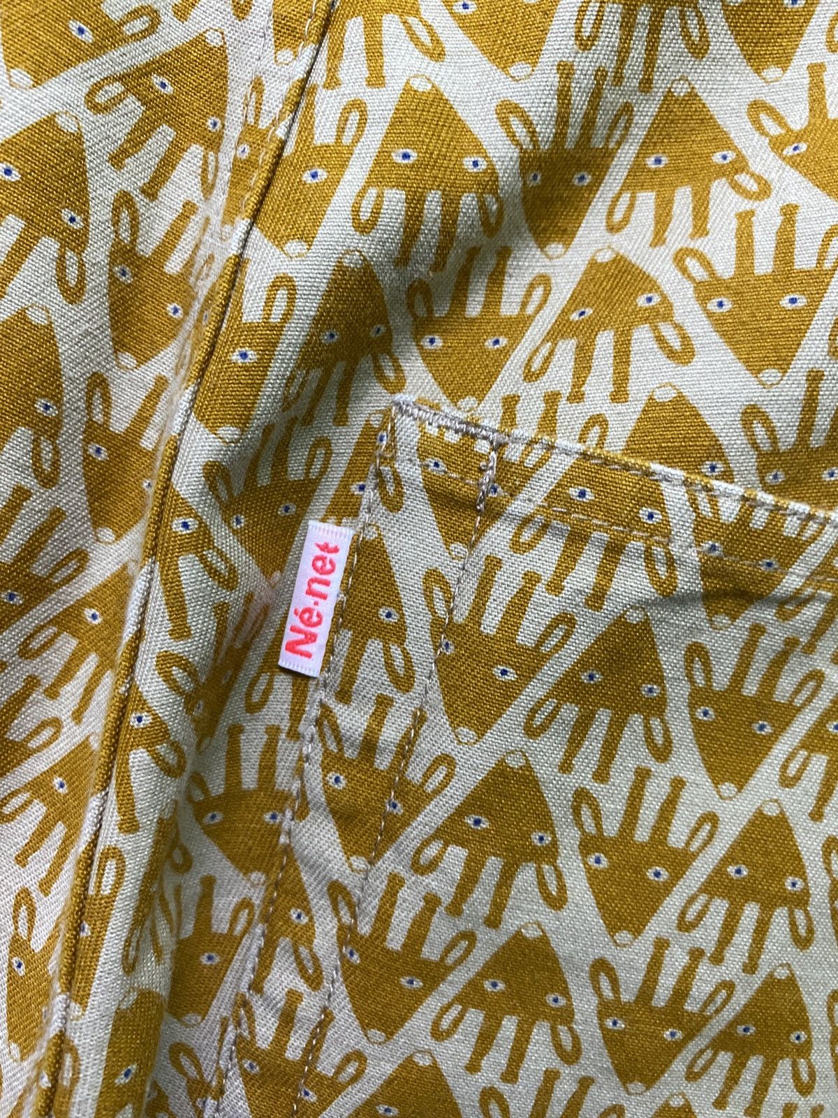Issey Miyake × Japanese Brand × Ne-Net Japanese NE NET Fullprint Reversible Baggy Pant Size US 28 / EU 44 - 9 Thumbnail
