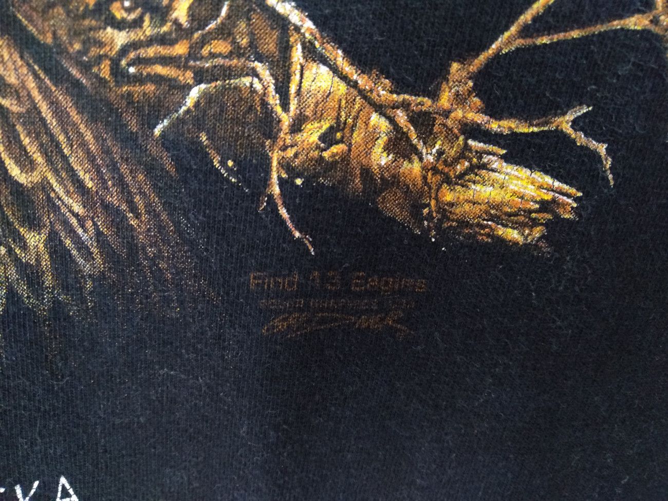 Hanes × Vintage Graphic Tee FIND 13 EAGLES HOONAH-ALASKA T-Shirt Size US XL / EU 56 / 4 - 4 Thumbnail