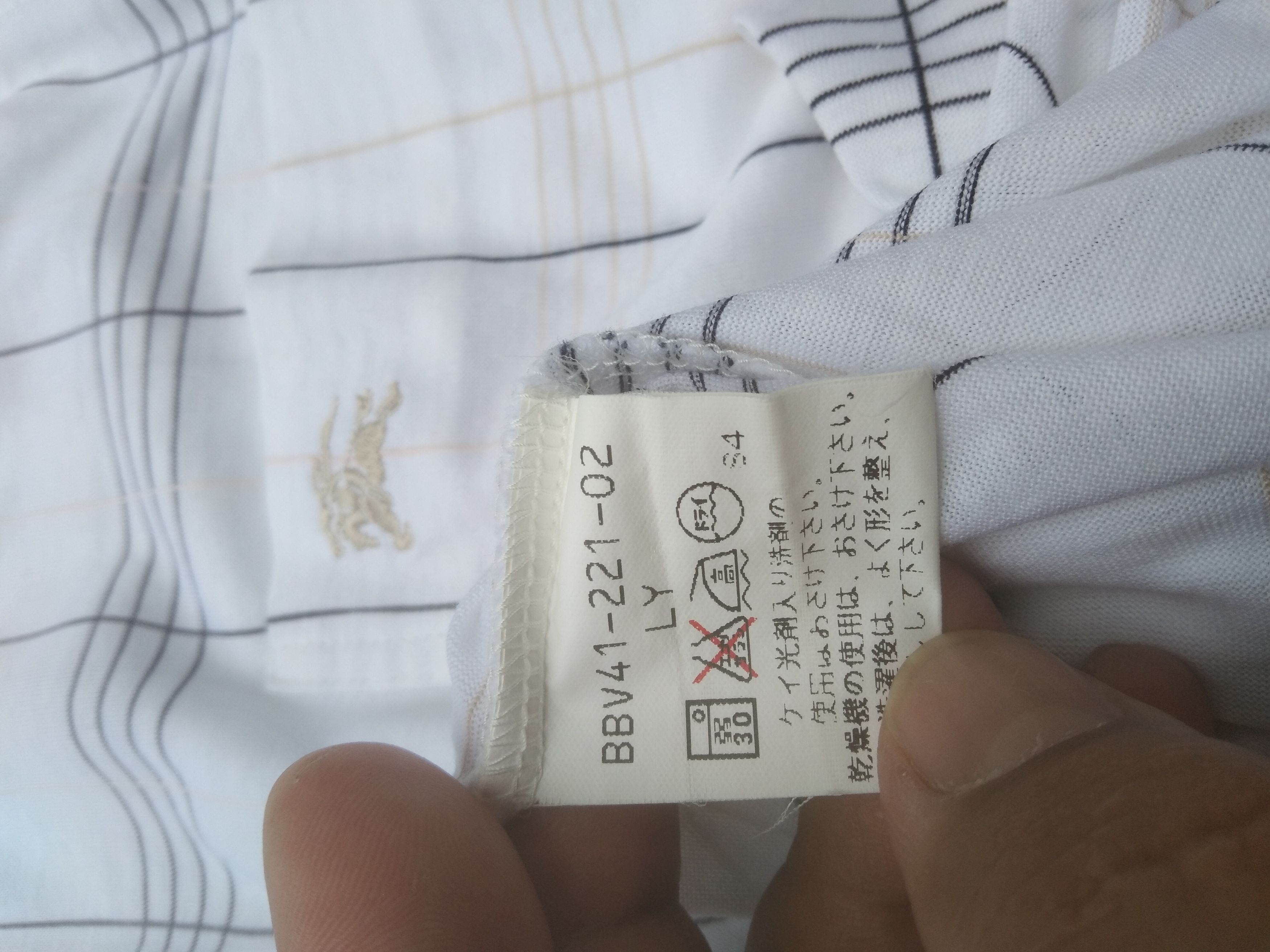 Burberry VINTAGE BURBERRY JAPAN LGHT AND SOFT POLO TEES Size US L / EU 52-54 / 3 - 11 Thumbnail
