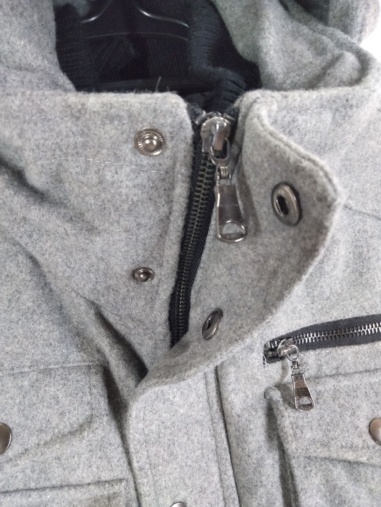 Designer × Japanese Brand Vintage SEMANTIC DESIGN Tactical Wool Jacket Coat Hoodie Size US M / EU 48-50 / 2 - 6 Thumbnail