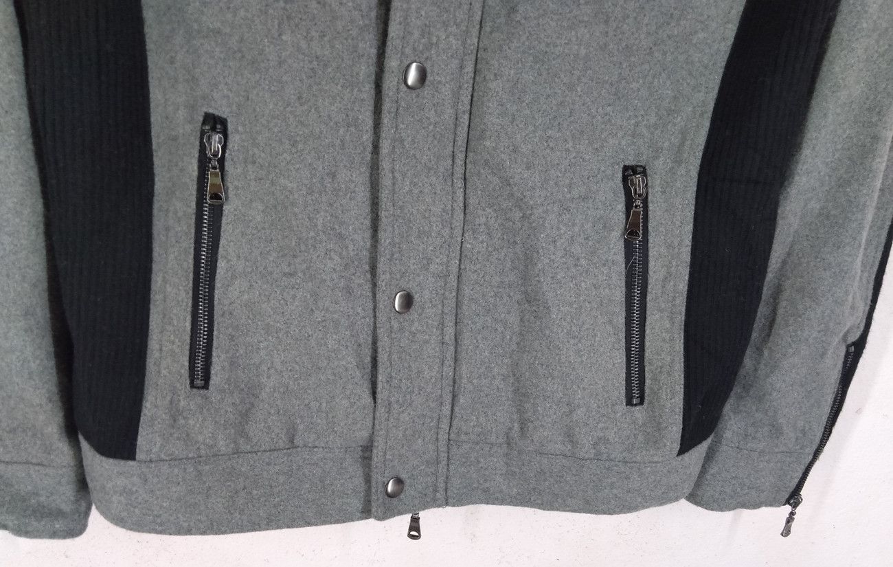 Designer × Japanese Brand Vintage SEMANTIC DESIGN Tactical Wool Jacket Coat Hoodie Size US M / EU 48-50 / 2 - 4 Thumbnail