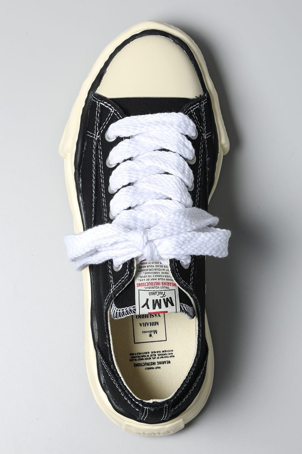 Maison MIHARA YASUHIRO MIHARA YASUHIRO OG PETERSON Vintage Sole Canvas Low black 41 Size US 8 / EU 41 - 9 Thumbnail