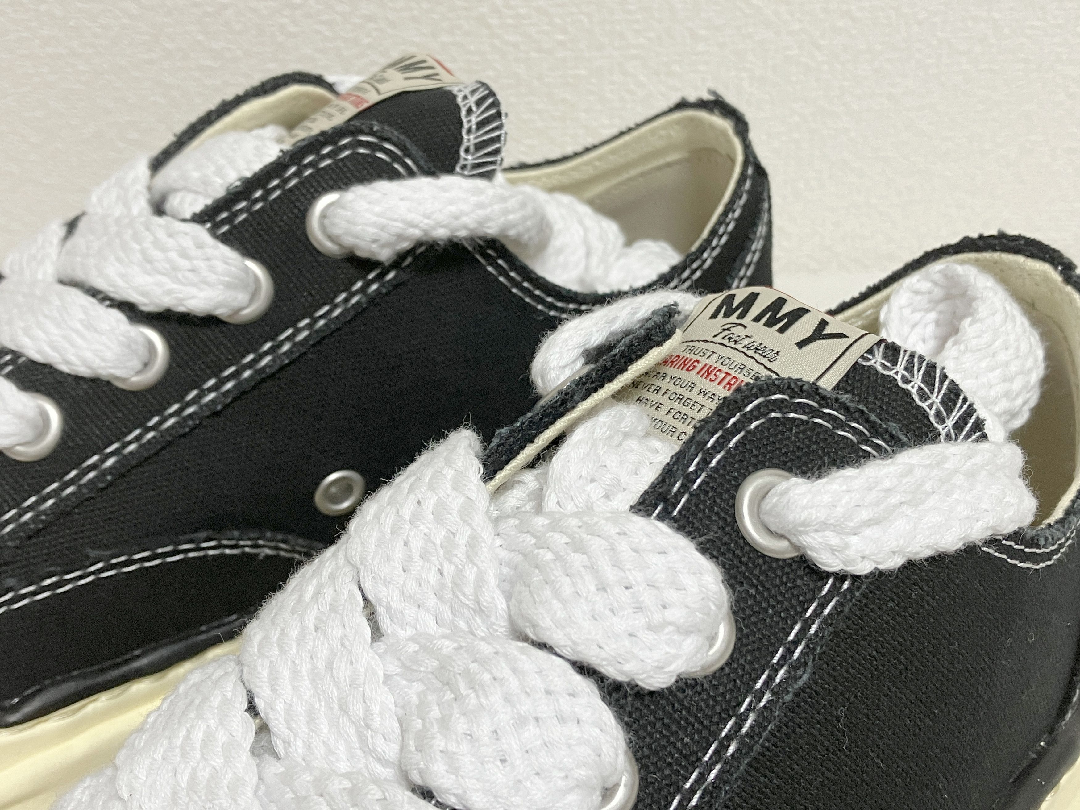 Maison MIHARA YASUHIRO MIHARA YASUHIRO OG PETERSON Vintage Sole Canvas Low black 41 Size US 8 / EU 41 - 6 Thumbnail