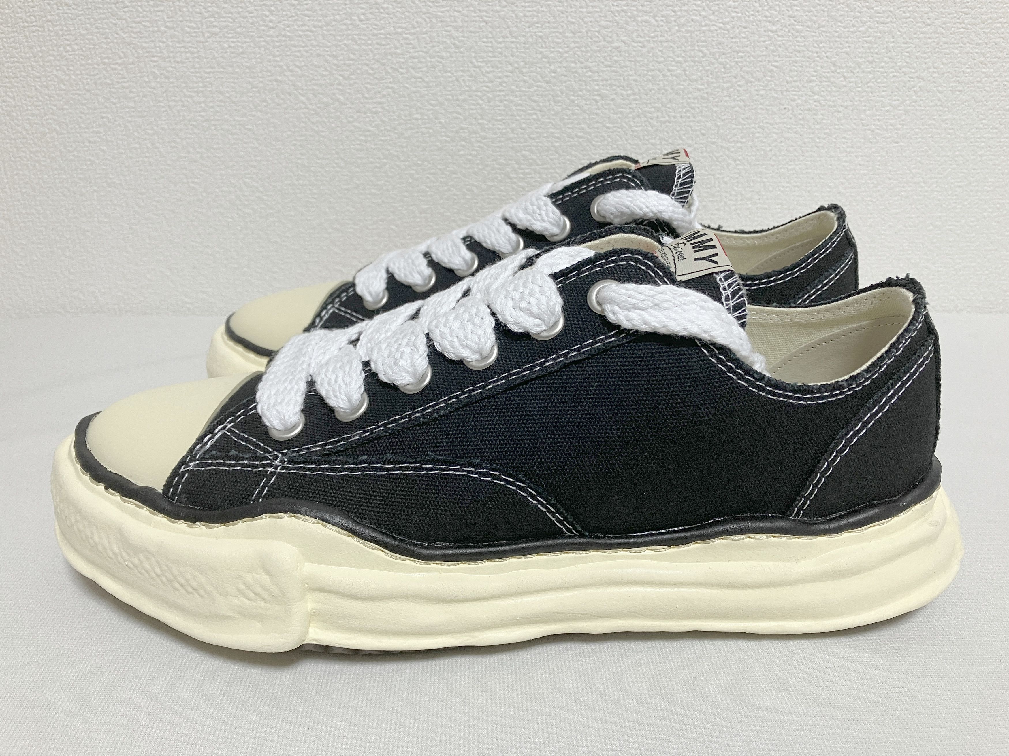 Maison MIHARA YASUHIRO MIHARA YASUHIRO OG PETERSON Vintage Sole Canvas Low black 42 Size US 9 / EU 42 - 2 Thumbnail
