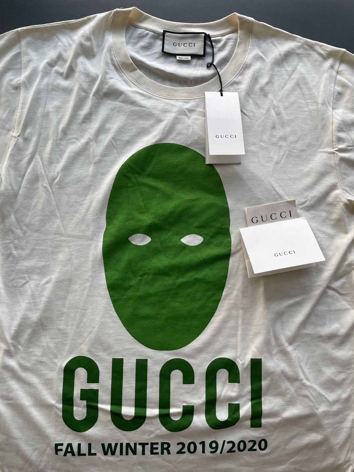 Gucci Rare Super Runway Brand New Gucci Logo Tee Limited Edition Size US XXL / EU 58 / 5 - 7 Thumbnail