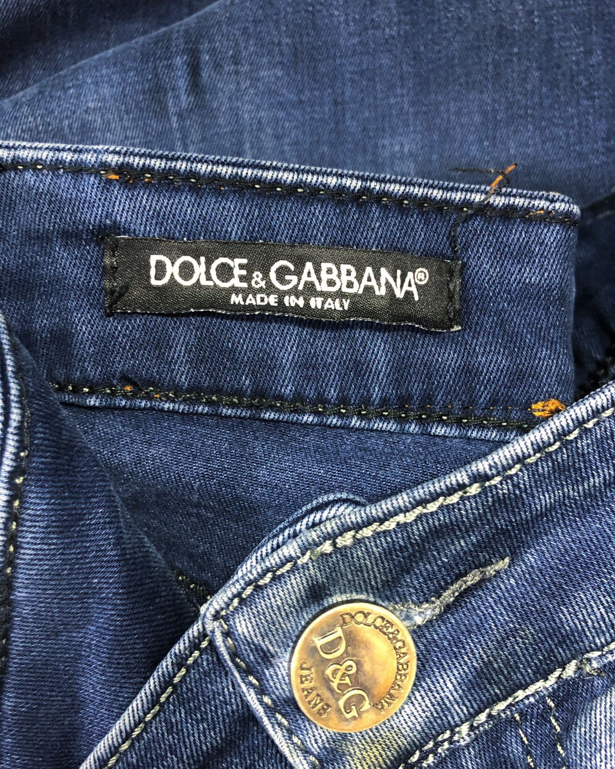 Dolce & Gabbana Rare Dolce & Gabbana Distressed Denim Jeans Made in Italy Size US 32 / EU 48 - 12 Thumbnail