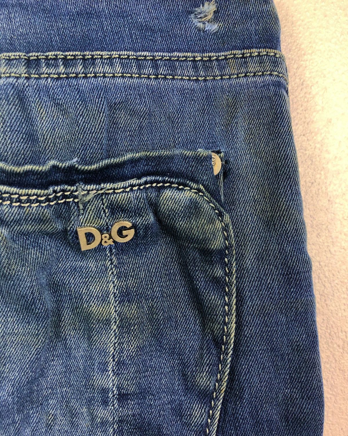 Dolce & Gabbana Rare Dolce & Gabbana Distressed Denim Jeans Made in Italy Size US 32 / EU 48 - 9 Thumbnail