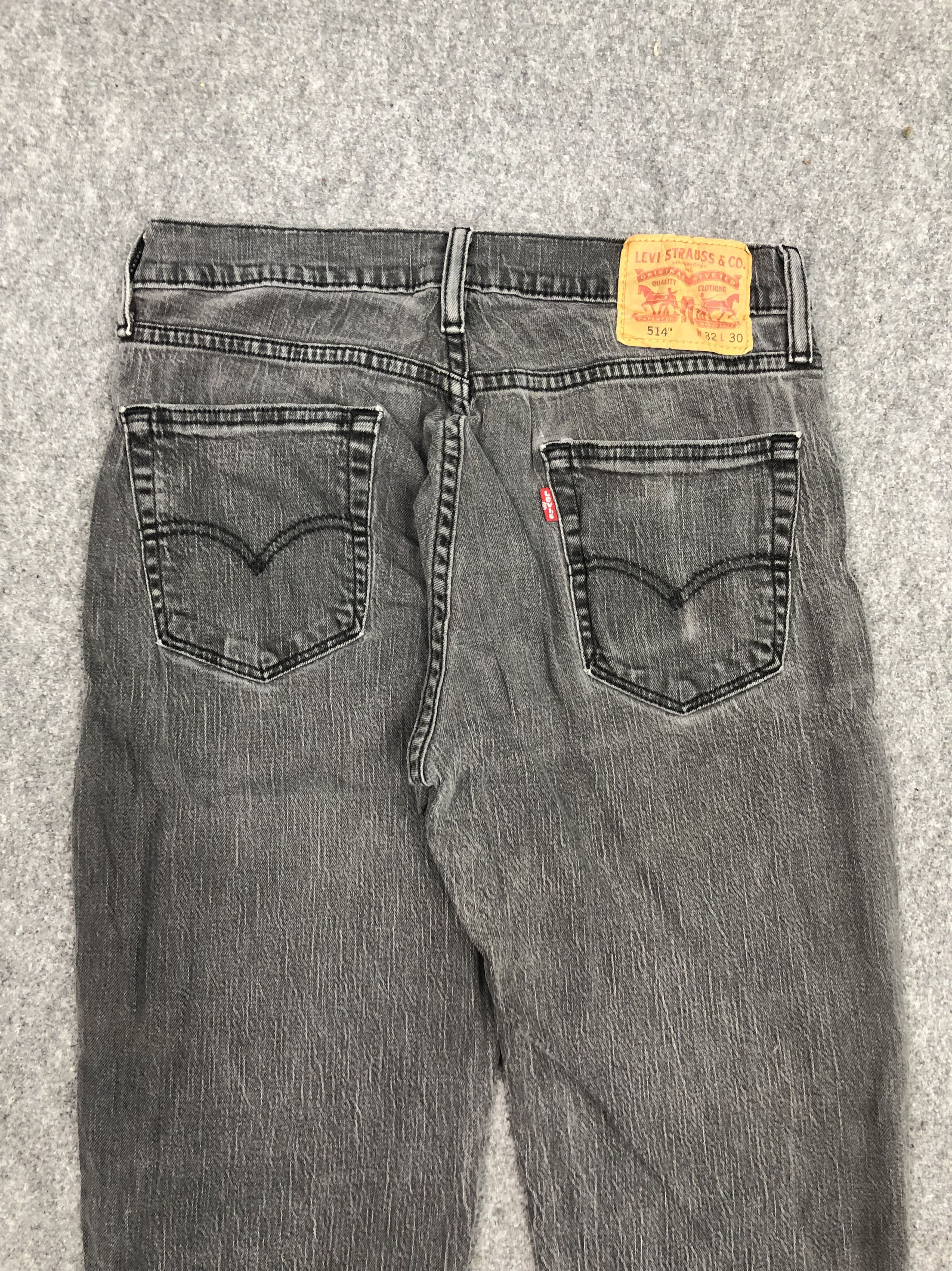 Levi's Vintage Levis 514 Black Denim DP0270 Size US 30 / EU 46 - 4 Thumbnail