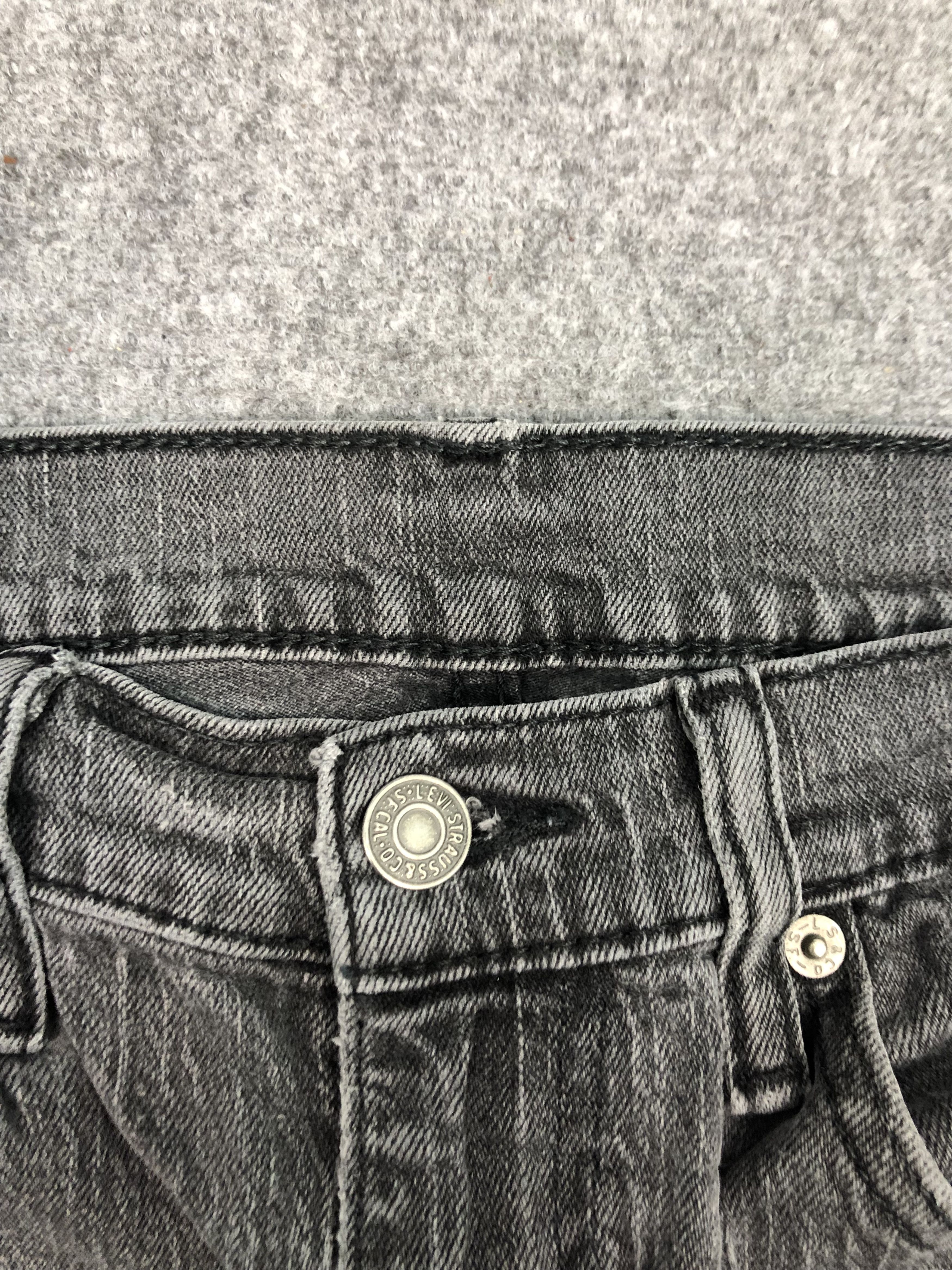 Levi's Vintage Levis 514 Black Denim DP0270 Size US 30 / EU 46 - 7 Thumbnail