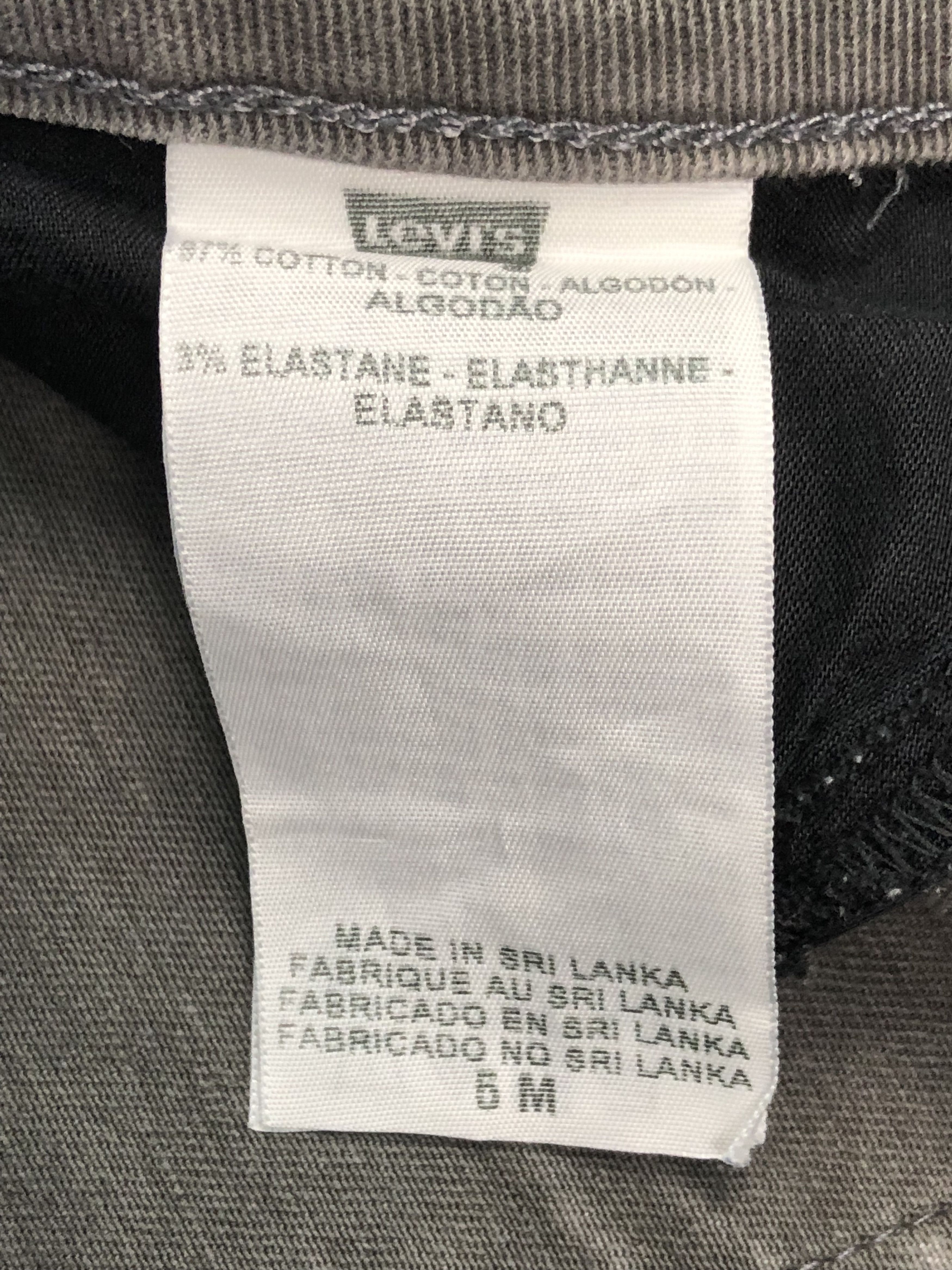 Levi's Vintage Levis Black Skinny Denim DP0314 Size US 30 / EU 46 - 8 Thumbnail