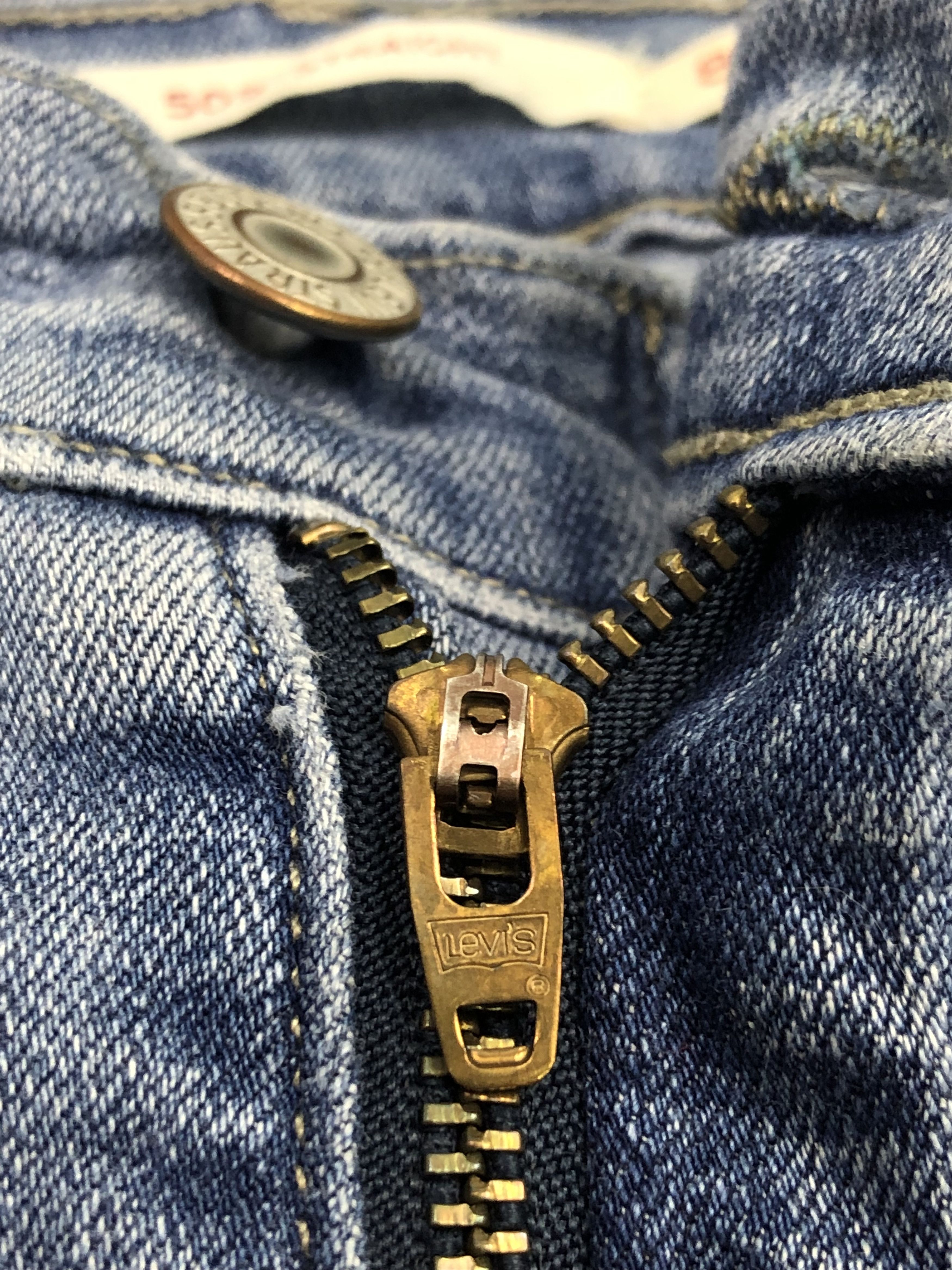 Levi's Vintage Levis 505 Regular Fit Blue Denim DP0315 Size US 30 / EU 46 - 7 Thumbnail