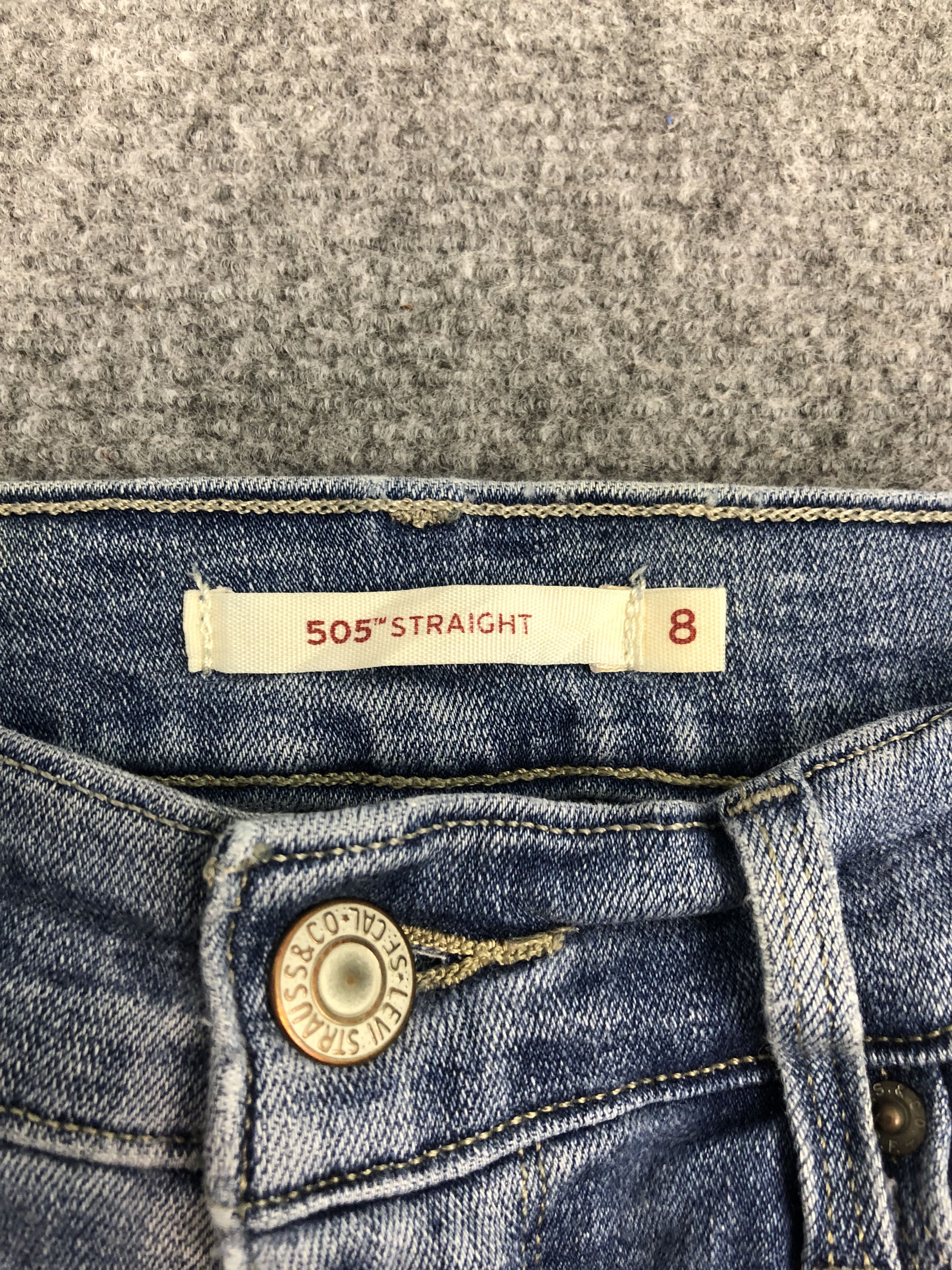 Levi's Vintage Levis 505 Regular Fit Blue Denim DP0315 Size US 30 / EU 46 - 6 Thumbnail
