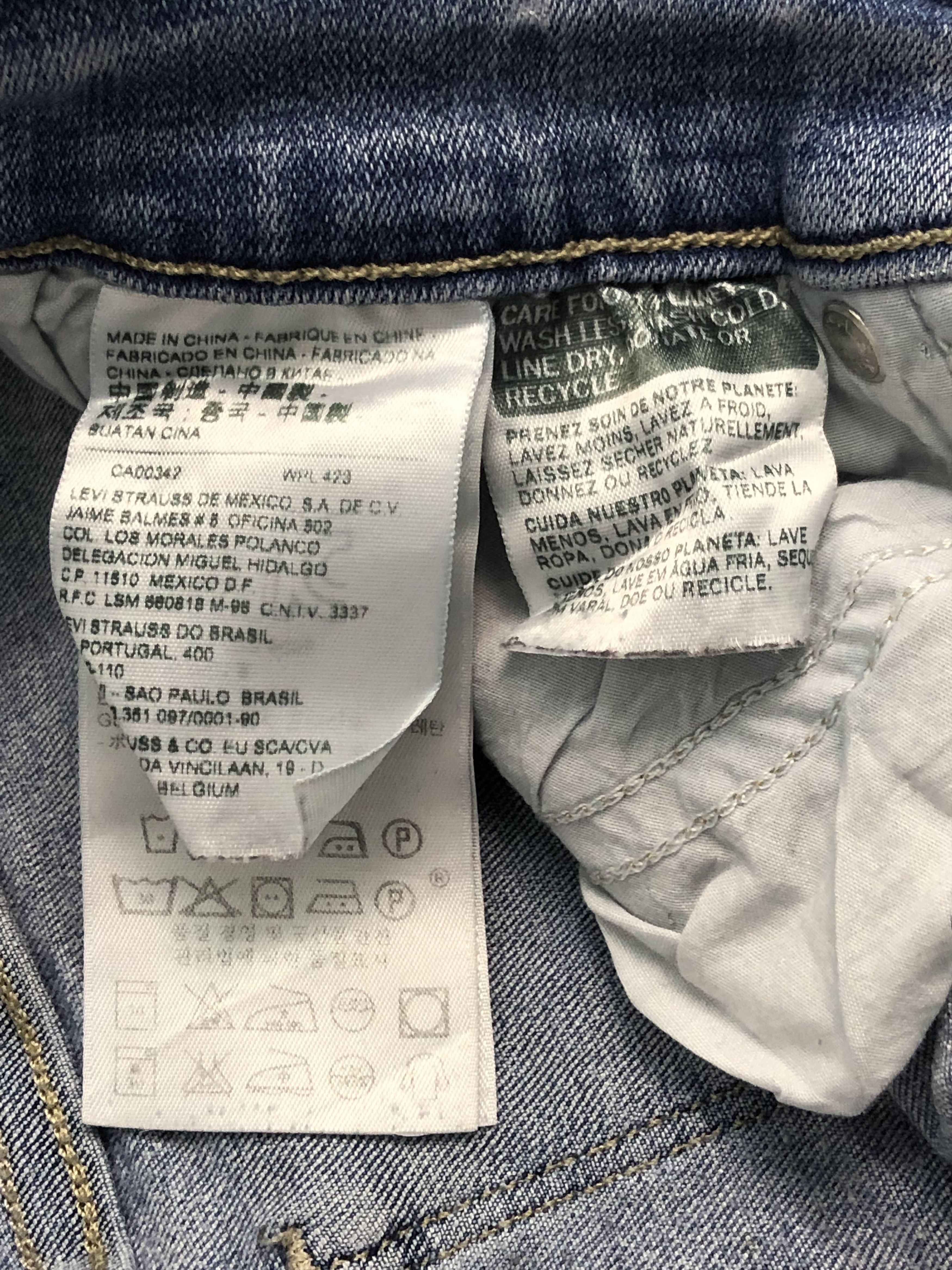 Levi's Vintage Levis 505 Regular Fit Blue Denim DP0315 Size US 30 / EU 46 - 8 Thumbnail