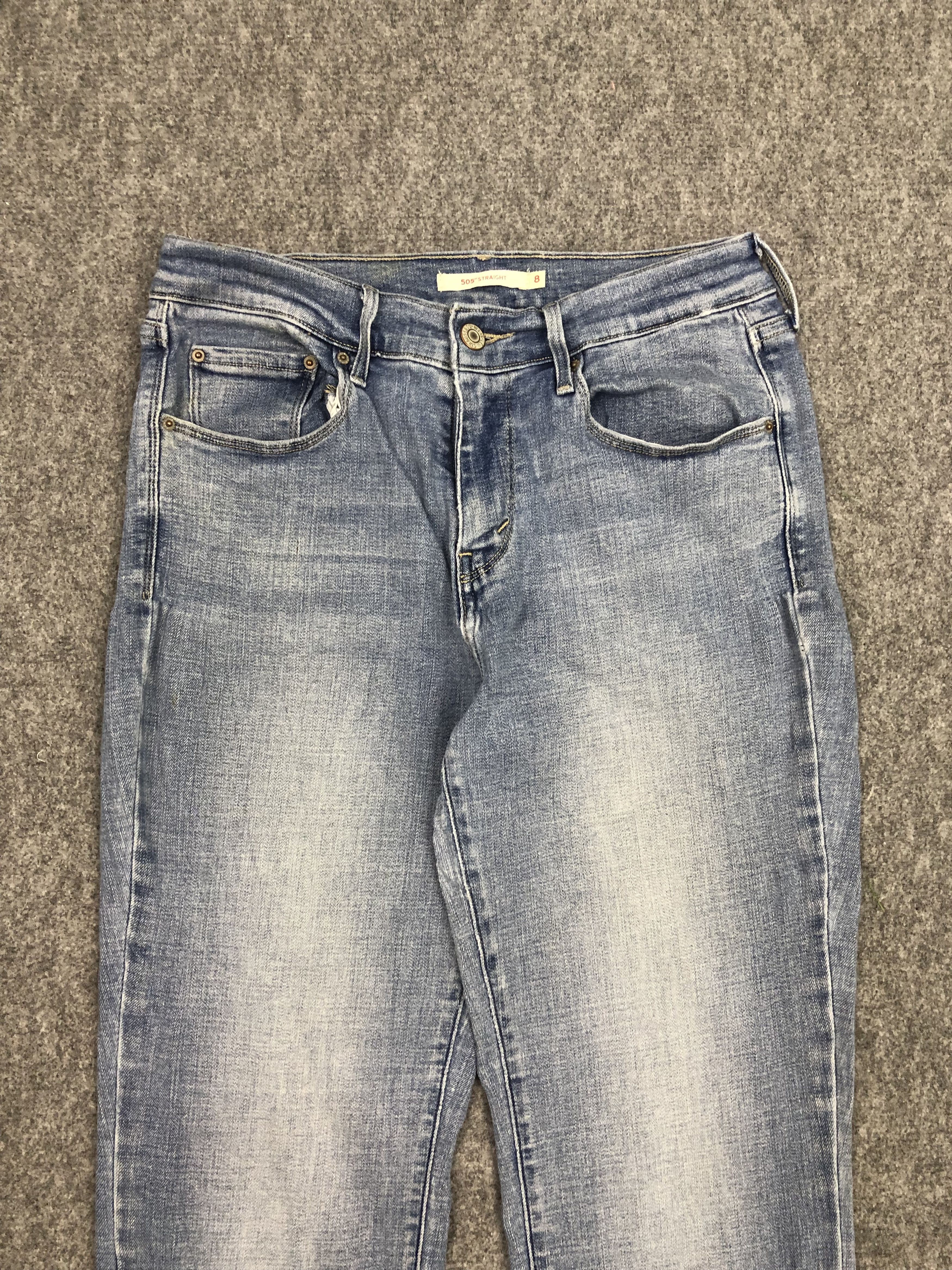 Levi's Vintage Levis 505 Regular Fit Blue Denim DP0315 Size US 30 / EU 46 - 3 Thumbnail