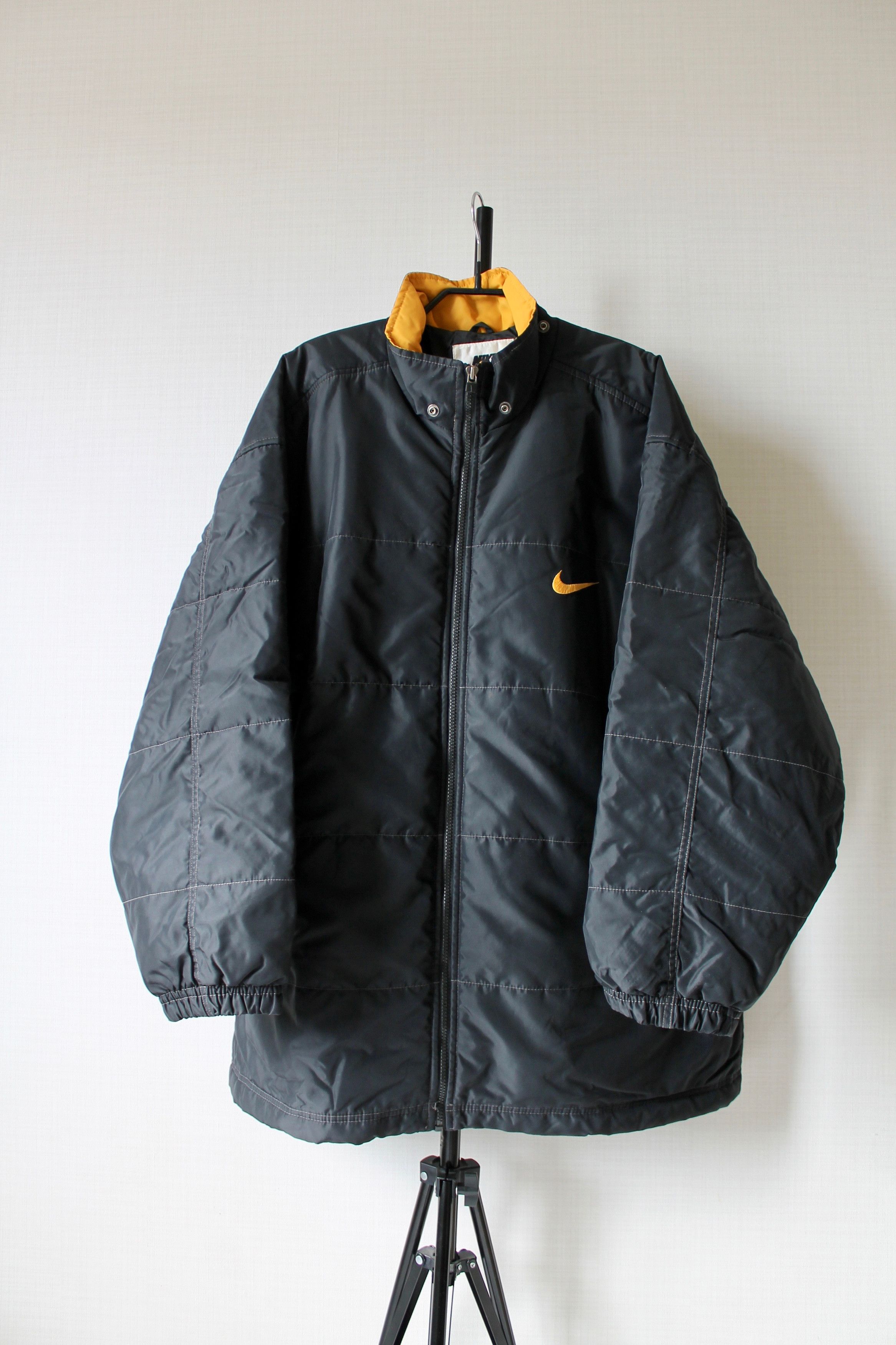 Nike 90's NIKE Vintage Jacket BIG LETTERS LOGO Coat Y2K Size US XL / EU 56 / 4 - 3 Thumbnail