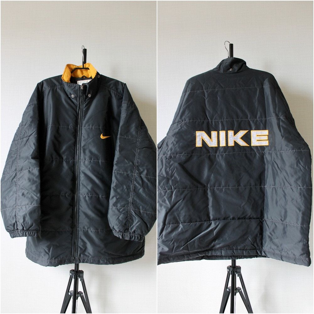 Nike 90's NIKE Vintage Jacket BIG LETTERS LOGO Coat Y2K Size US XL / EU 56 / 4 - 1 Thumbnail