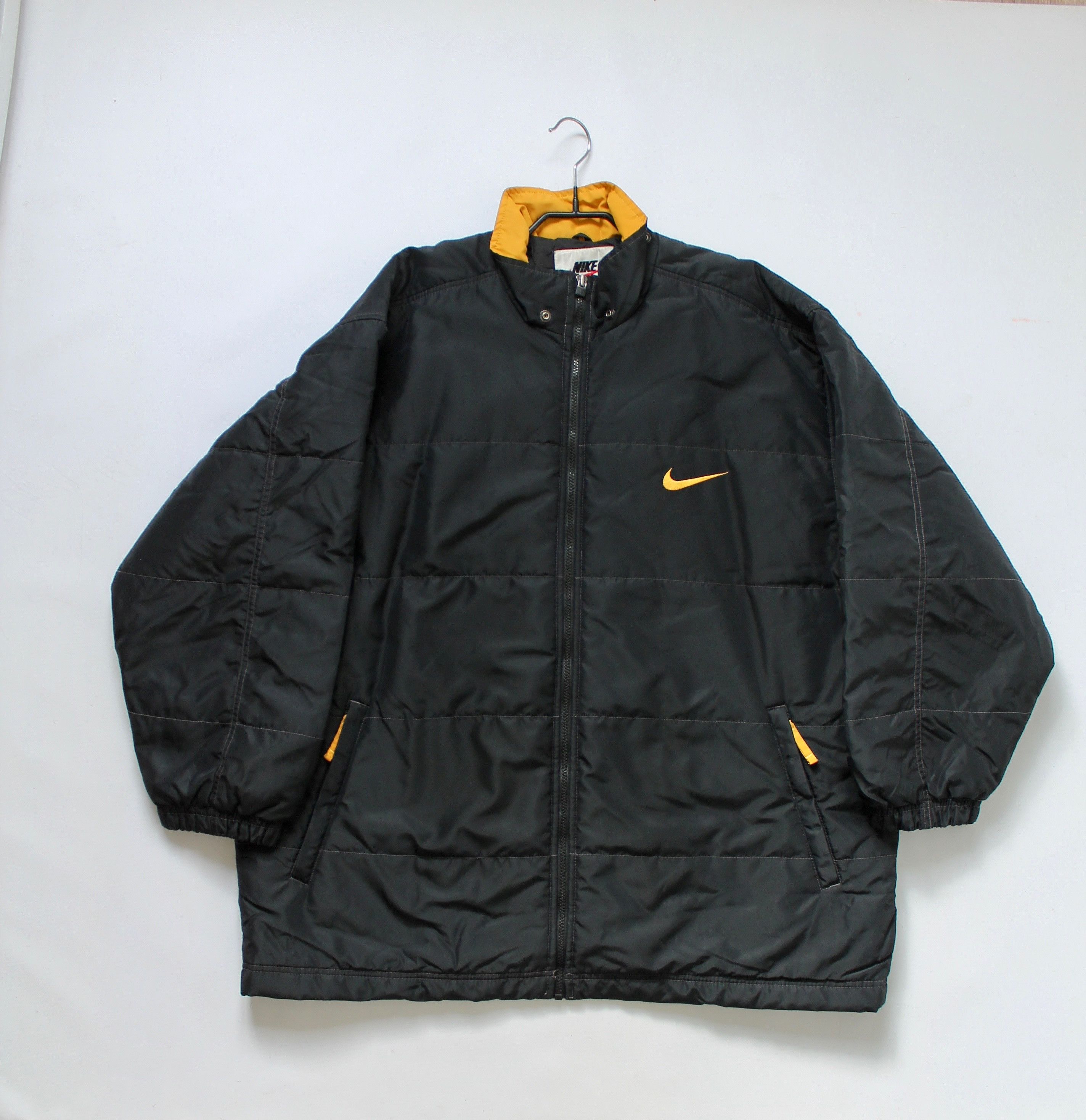 Nike 90's NIKE Vintage Jacket BIG LETTERS LOGO Coat Y2K Size US XL / EU 56 / 4 - 7 Thumbnail