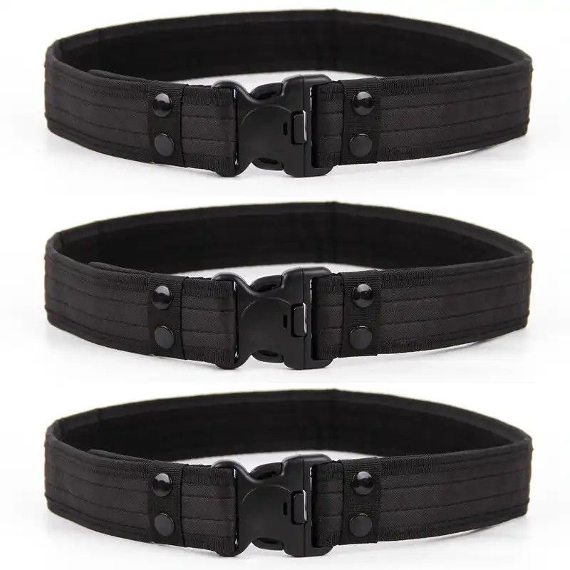 Other Army Style Combat Belt Set Quick Release Tactical Belts Size ONE SIZE - 2 Thumbnail