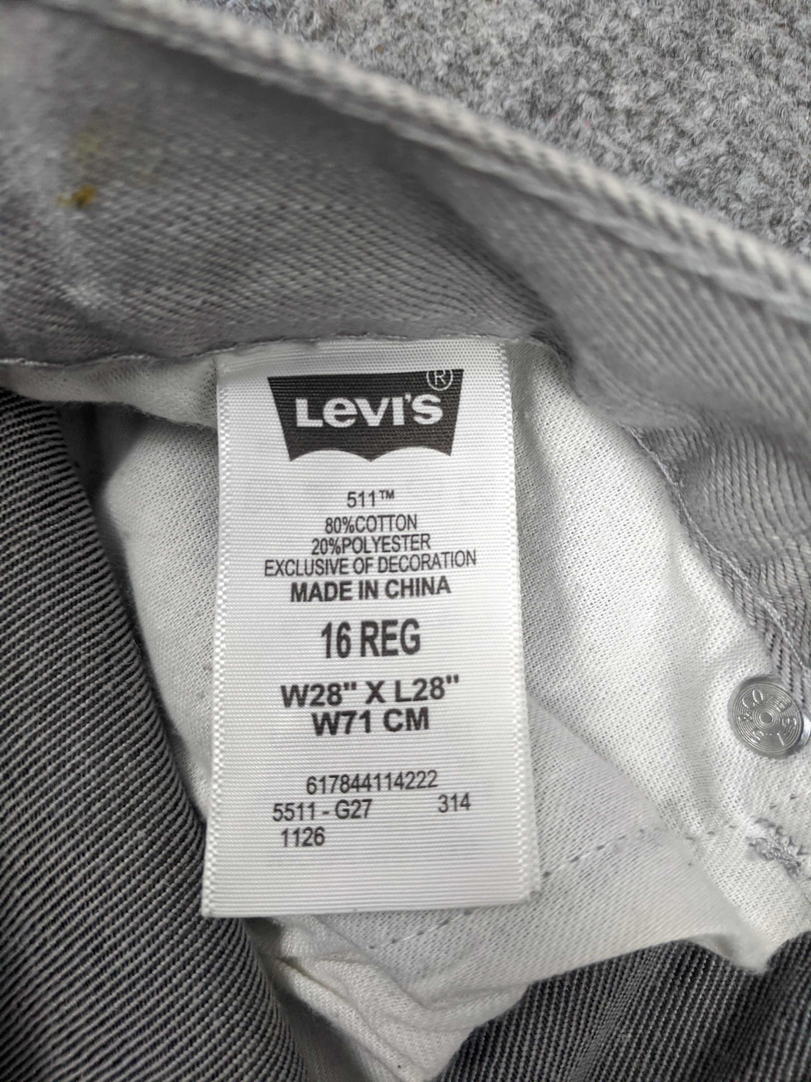 Levi's Vintage Levis 511 Jeans DP0603 Size US 30 / EU 46 - 6 Thumbnail