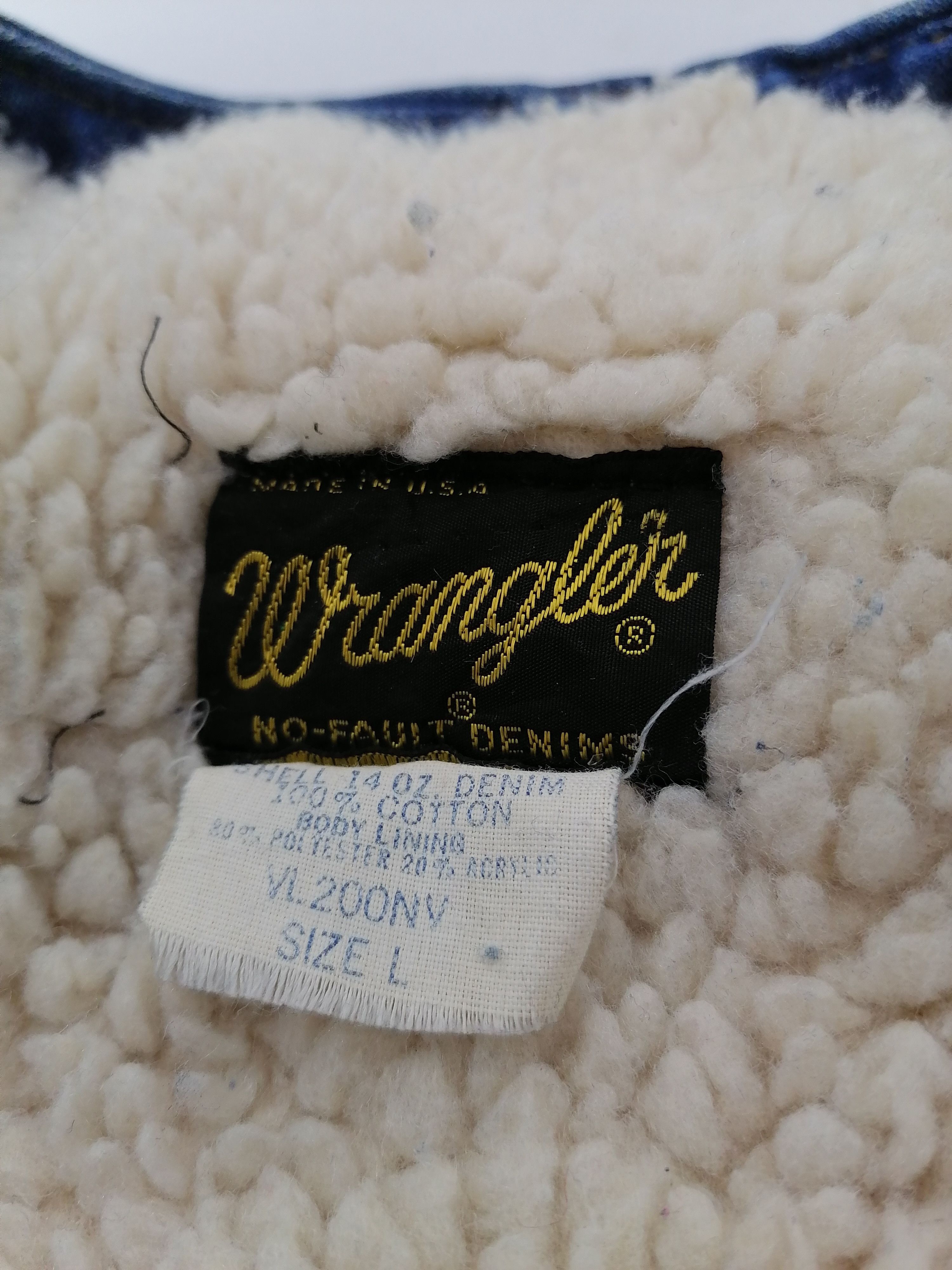 Wrangler Vintage Wrangler Denim Vest Size US L / EU 52-54 / 3 - 7 Thumbnail