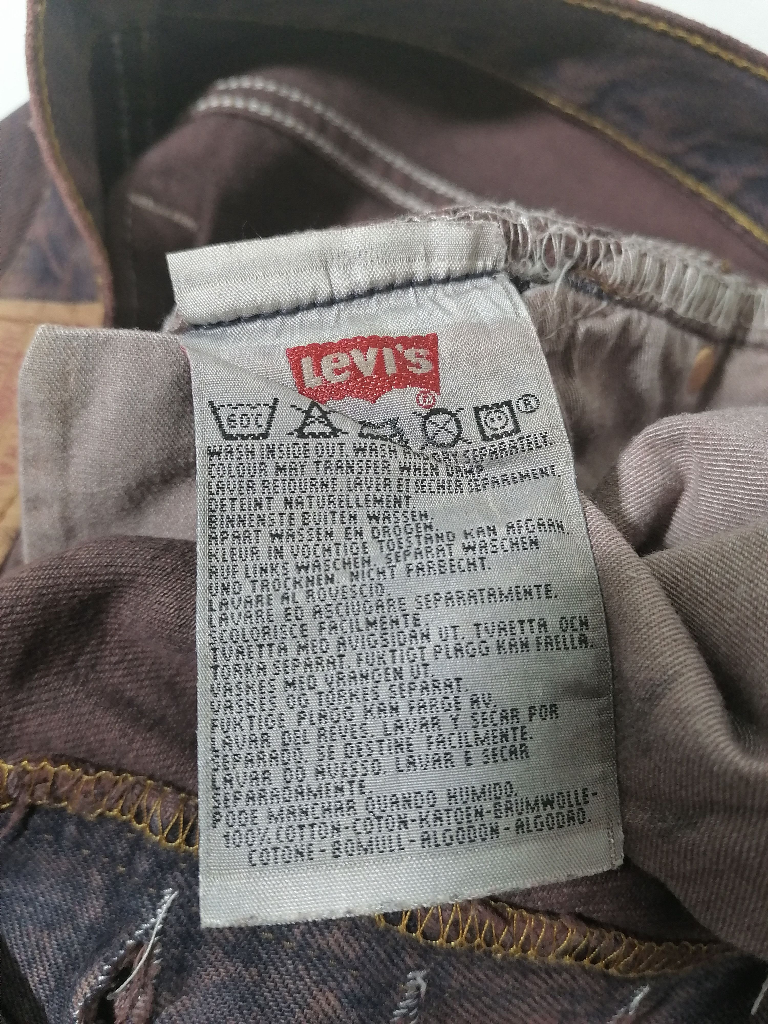 Levi's × Levi's Vintage Clothing 501 Levi's Strauss Fly Button Coloured Denim Jeans Size US 32 / EU 48 - 5 Thumbnail
