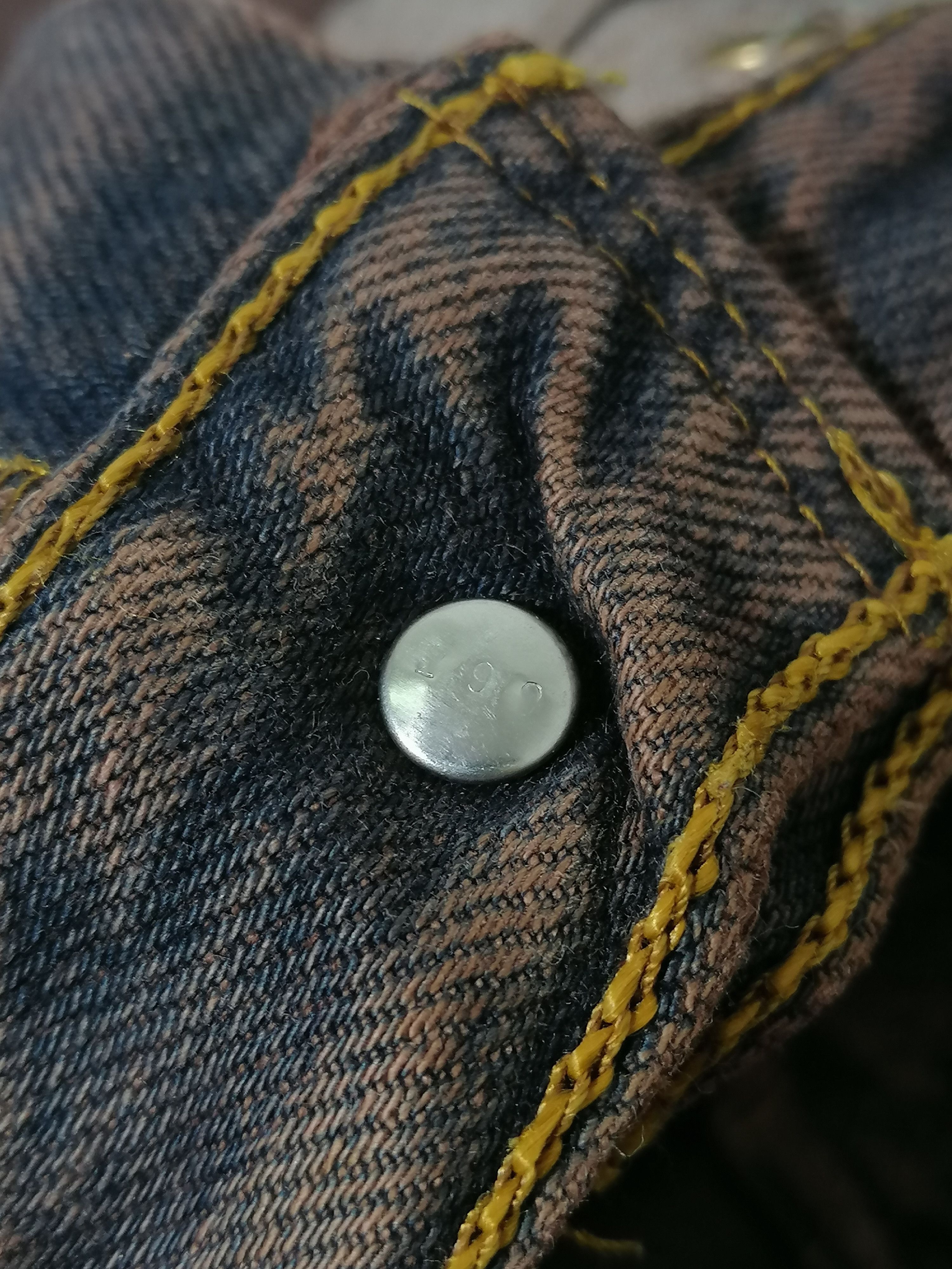 Levi's × Levi's Vintage Clothing 501 Levi's Strauss Fly Button Coloured Denim Jeans Size US 32 / EU 48 - 3 Thumbnail