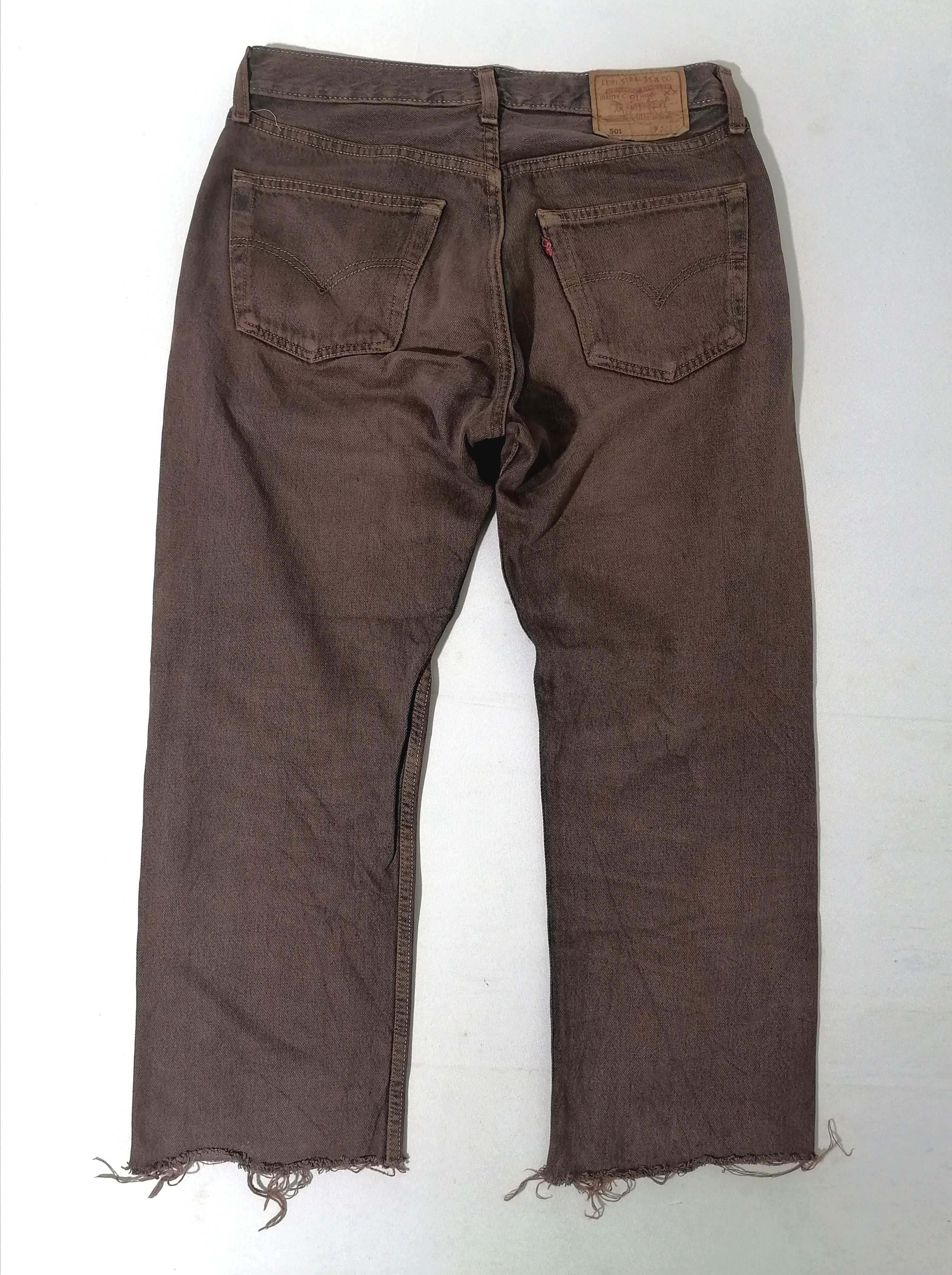 Levi's × Levi's Vintage Clothing 501 Levi's Strauss Fly Button Coloured Denim Jeans Size US 32 / EU 48 - 2 Thumbnail