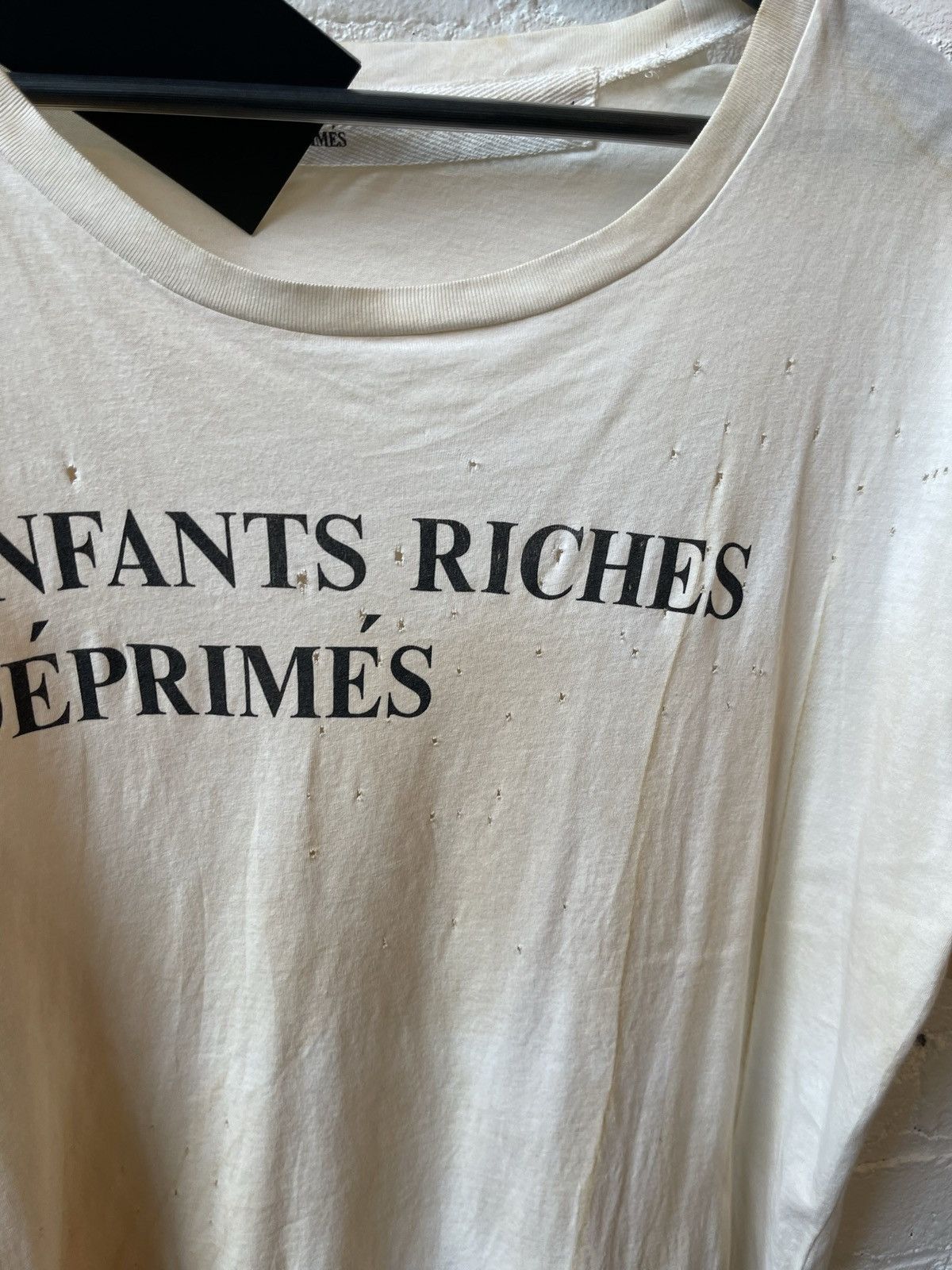 Enfants Riches Deprimes ERD 1ST SEASON ! NEW THRASHED LOGO SHIRT L/XL 4Gseller Size US L / EU 52-54 / 3 - 3 Thumbnail
