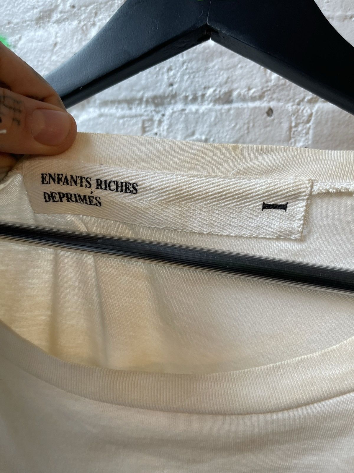 Enfants Riches Deprimes ERD 1ST SEASON ! NEW THRASHED LOGO SHIRT L/XL 4Gseller Size US L / EU 52-54 / 3 - 6 Thumbnail