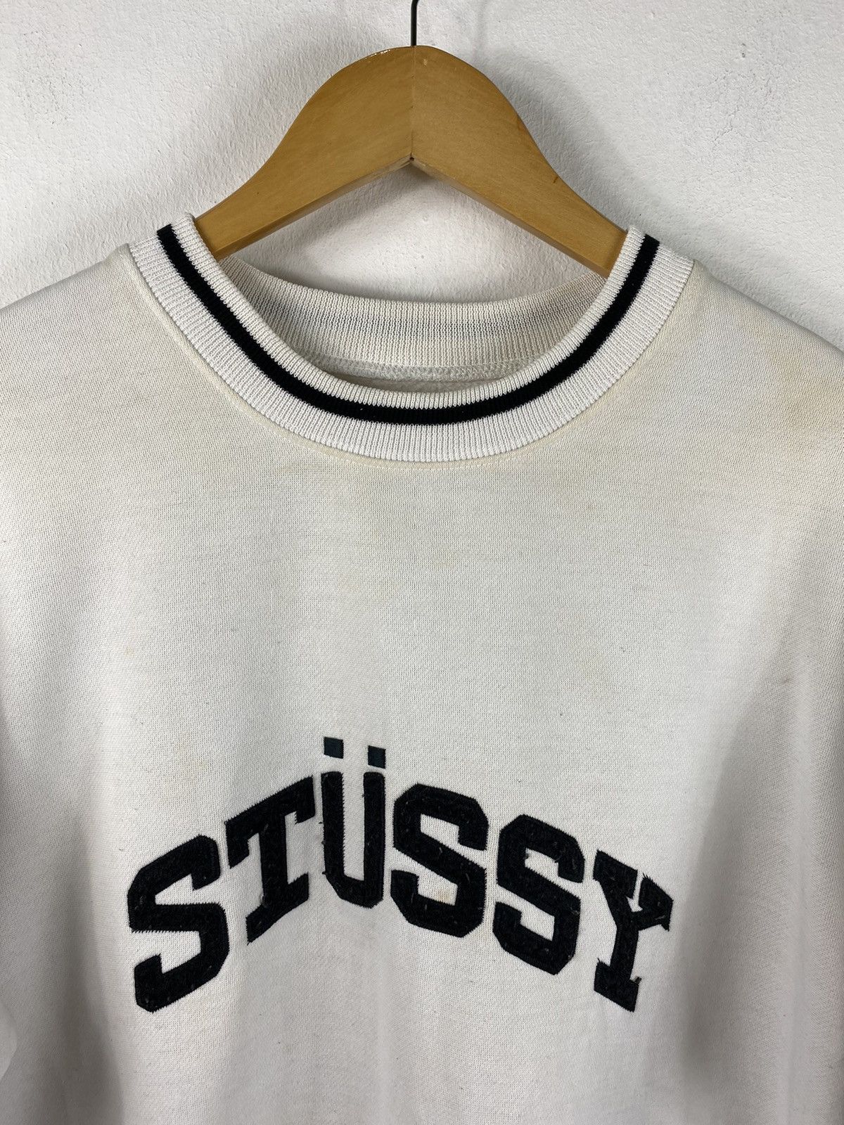 Stussy Vintage stussy big logo sweatshirt/ crewneck Size US L / EU 52-54 / 3 - 3 Thumbnail