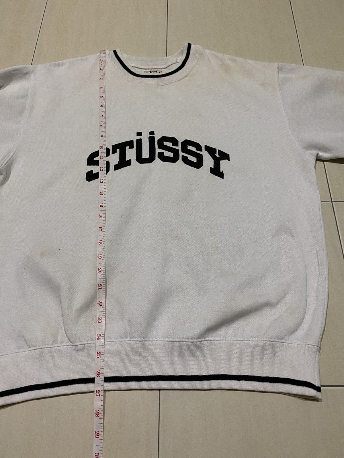 Stussy Vintage stussy big logo sweatshirt/ crewneck Size US L / EU 52-54 / 3 - 7 Thumbnail