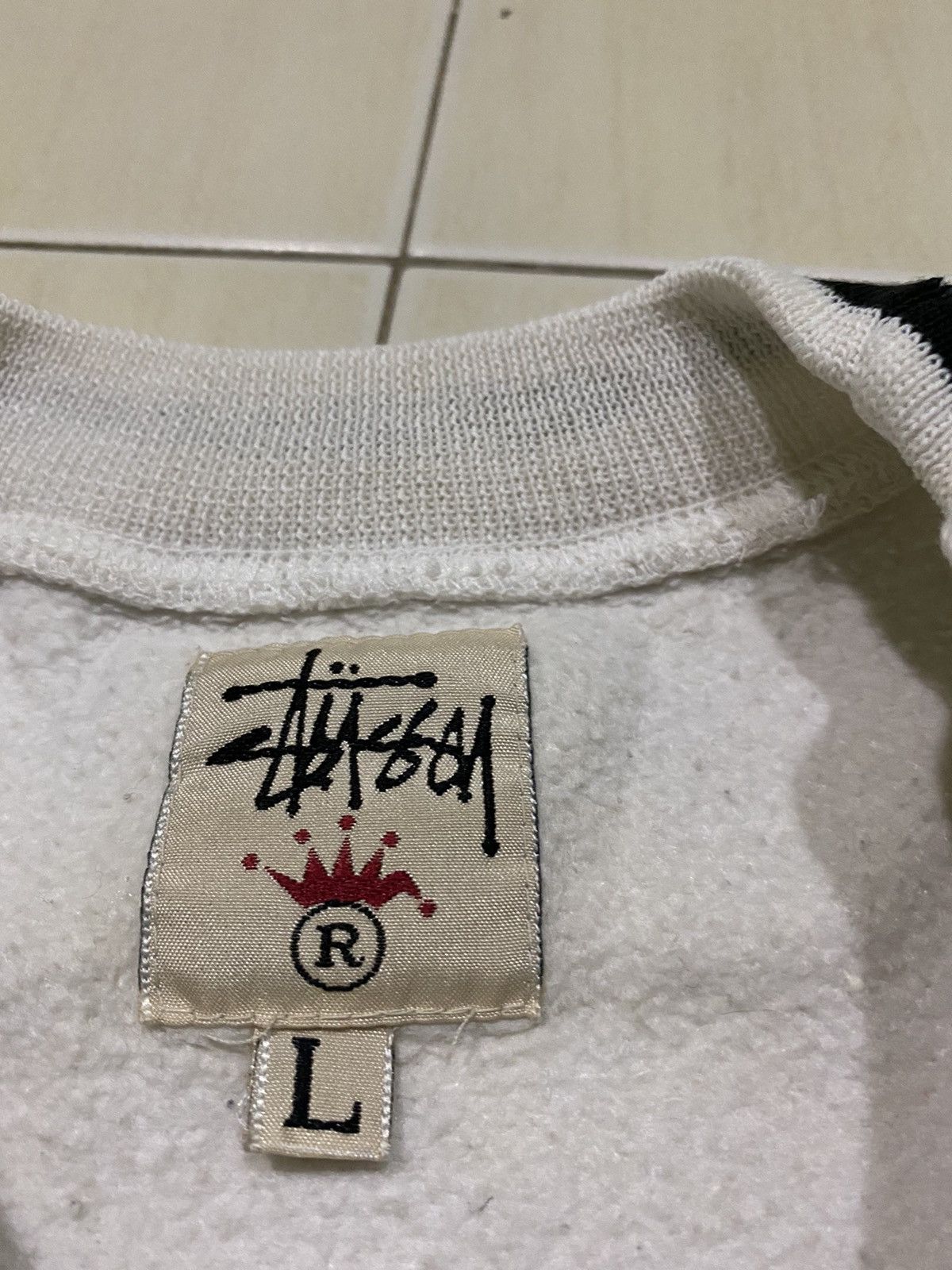 Stussy Vintage stussy big logo sweatshirt/ crewneck Size US L / EU 52-54 / 3 - 4 Thumbnail