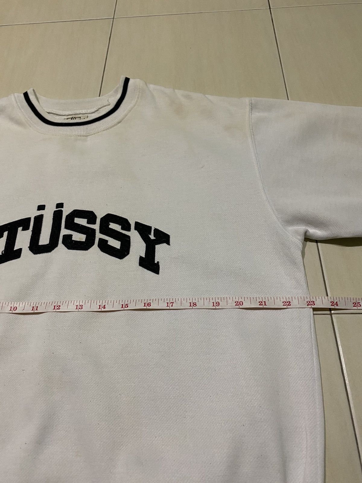 Stussy Vintage stussy big logo sweatshirt/ crewneck Size US L / EU 52-54 / 3 - 6 Thumbnail