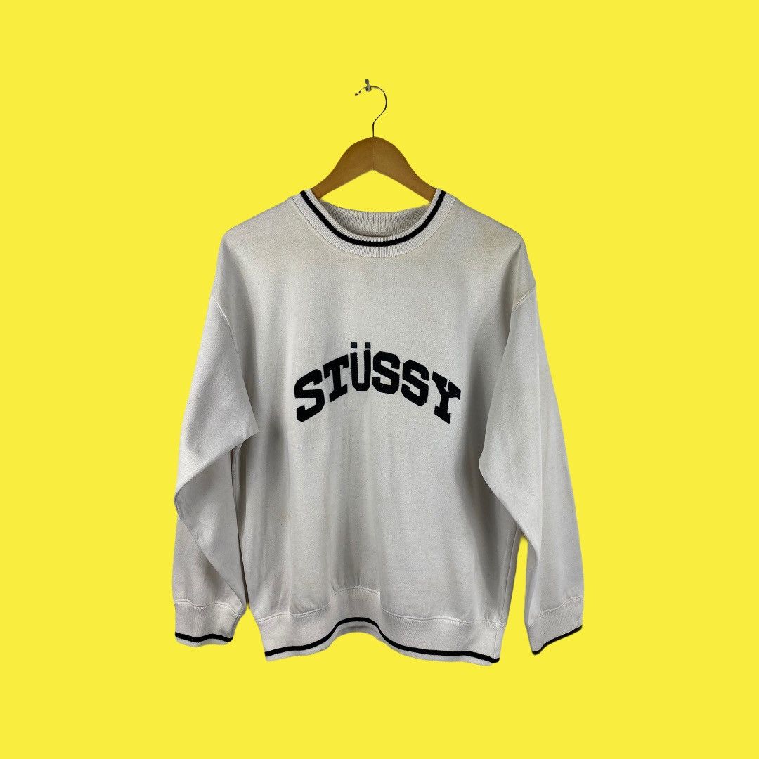 Stussy Vintage stussy big logo sweatshirt/ crewneck Size US L / EU 52-54 / 3 - 1 Thumbnail