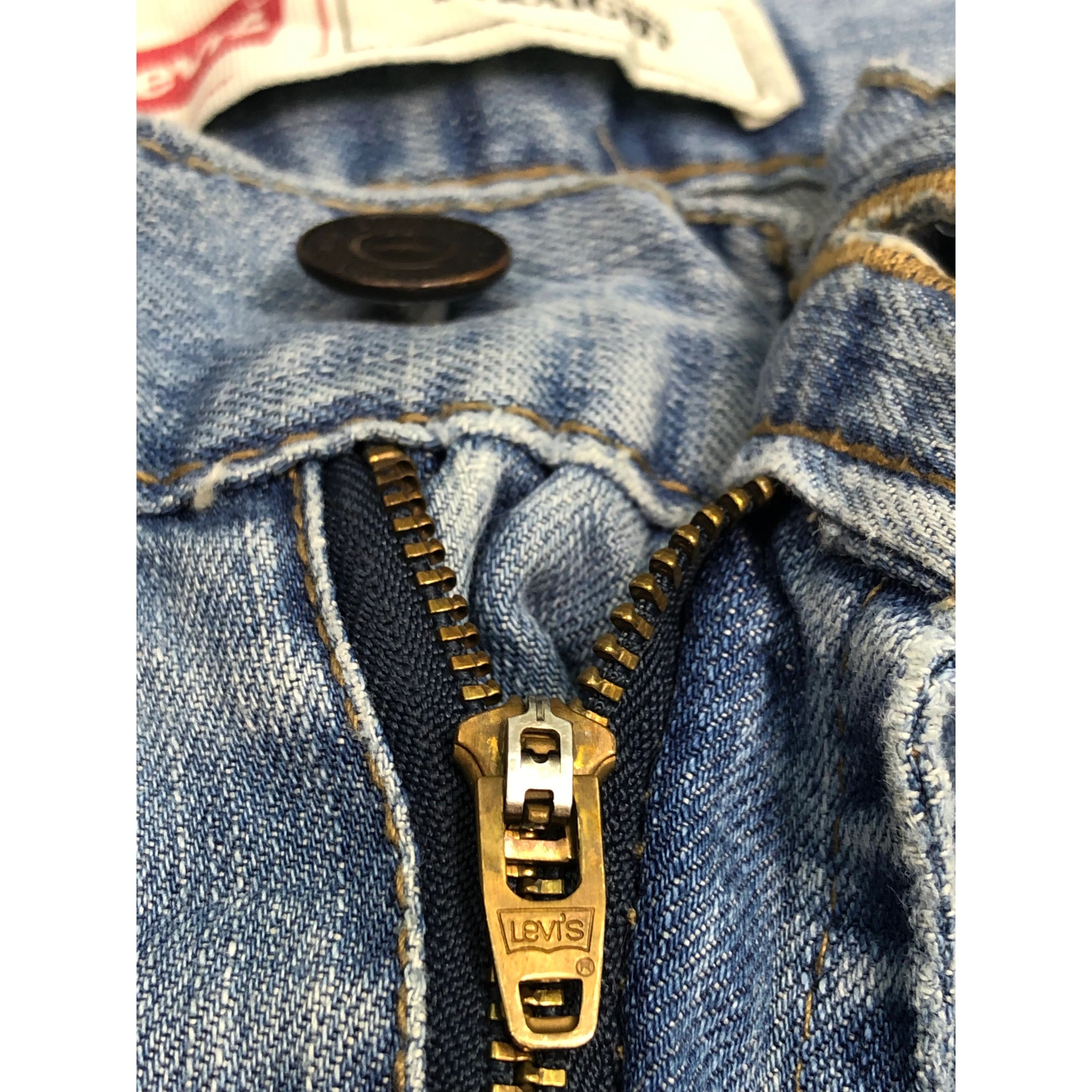 Levi's Vintage Levis 505 Regular Fit Faded Denim DP0183 Size US 30 / EU 46 - 8 Thumbnail