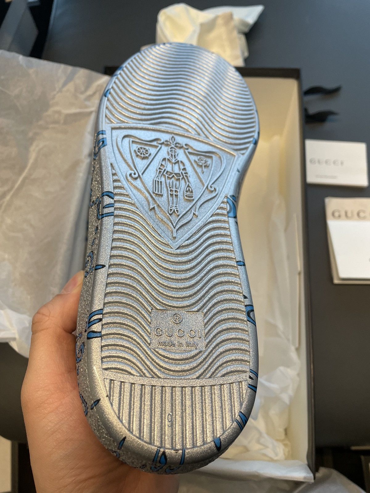 Gucci Limited Edition Brand New Runway Gucci ACE Leather Sneaker Size US 9 / EU 42 - 25 Thumbnail