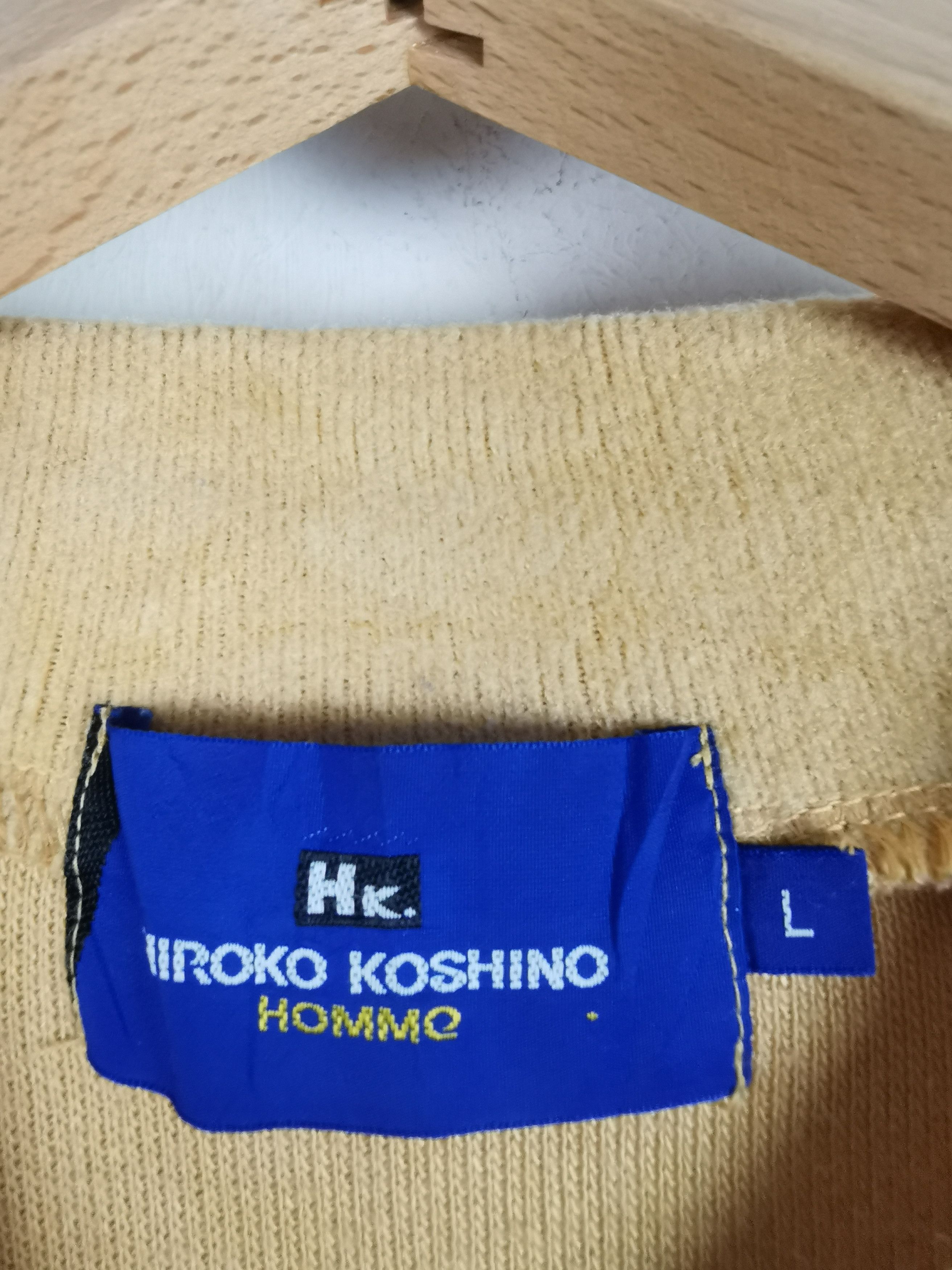 Hiroko Koshino Homme Vintage Hiroko Koshino Homme Fleece Longsleeve Tee Size US L / EU 52-54 / 3 - 4 Thumbnail