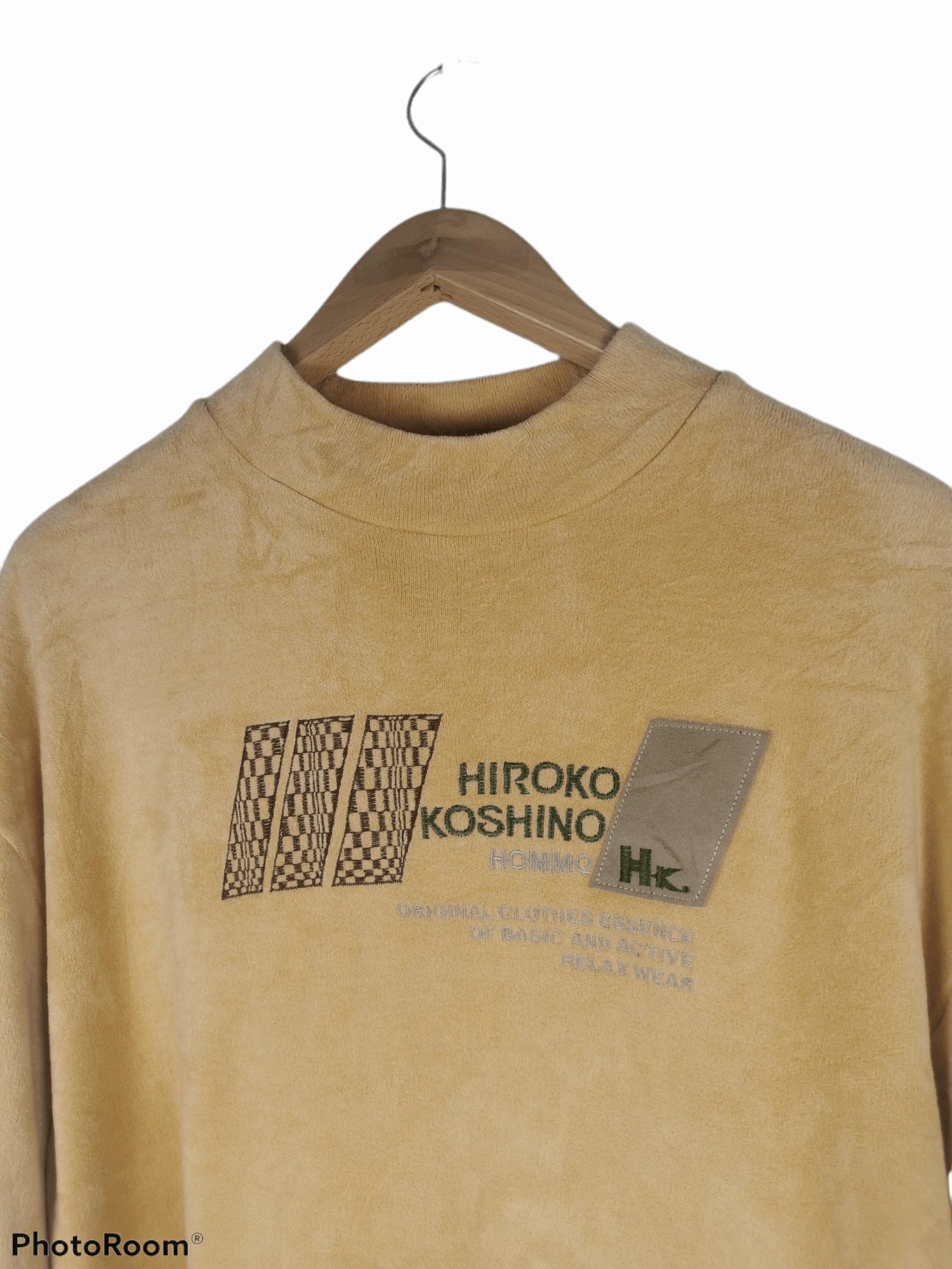 Hiroko Koshino Homme Vintage Hiroko Koshino Homme Fleece Longsleeve Tee Size US L / EU 52-54 / 3 - 2 Thumbnail