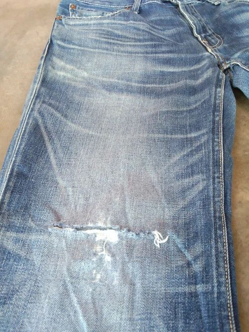 Levi's Vintage Levis Jeans 502 Straight Leg Distressed Denim 32x31 Size US 32 / EU 48 - 7 Thumbnail