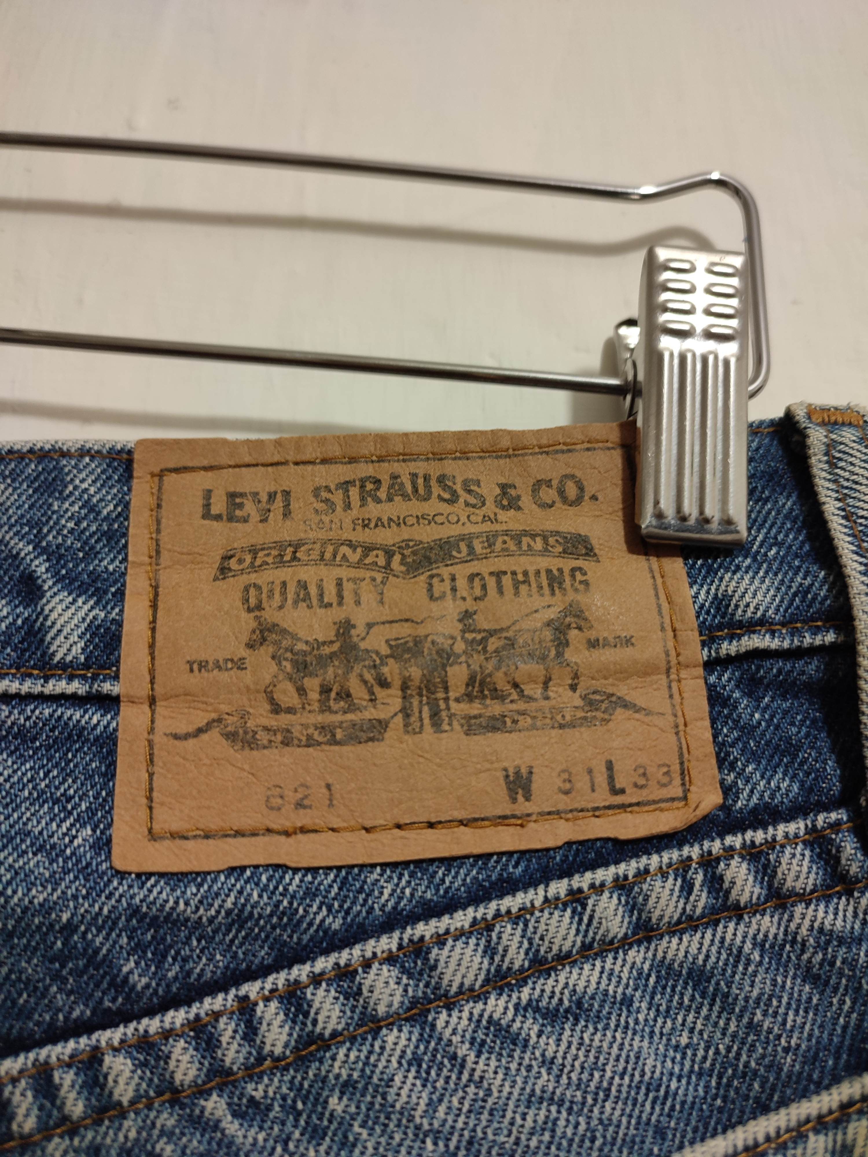 Levi's × Levi's Vintage Clothing × Vintage Vintage Levis 621 Orange Tab Stone Washed Denim Size US 31 - 9 Thumbnail